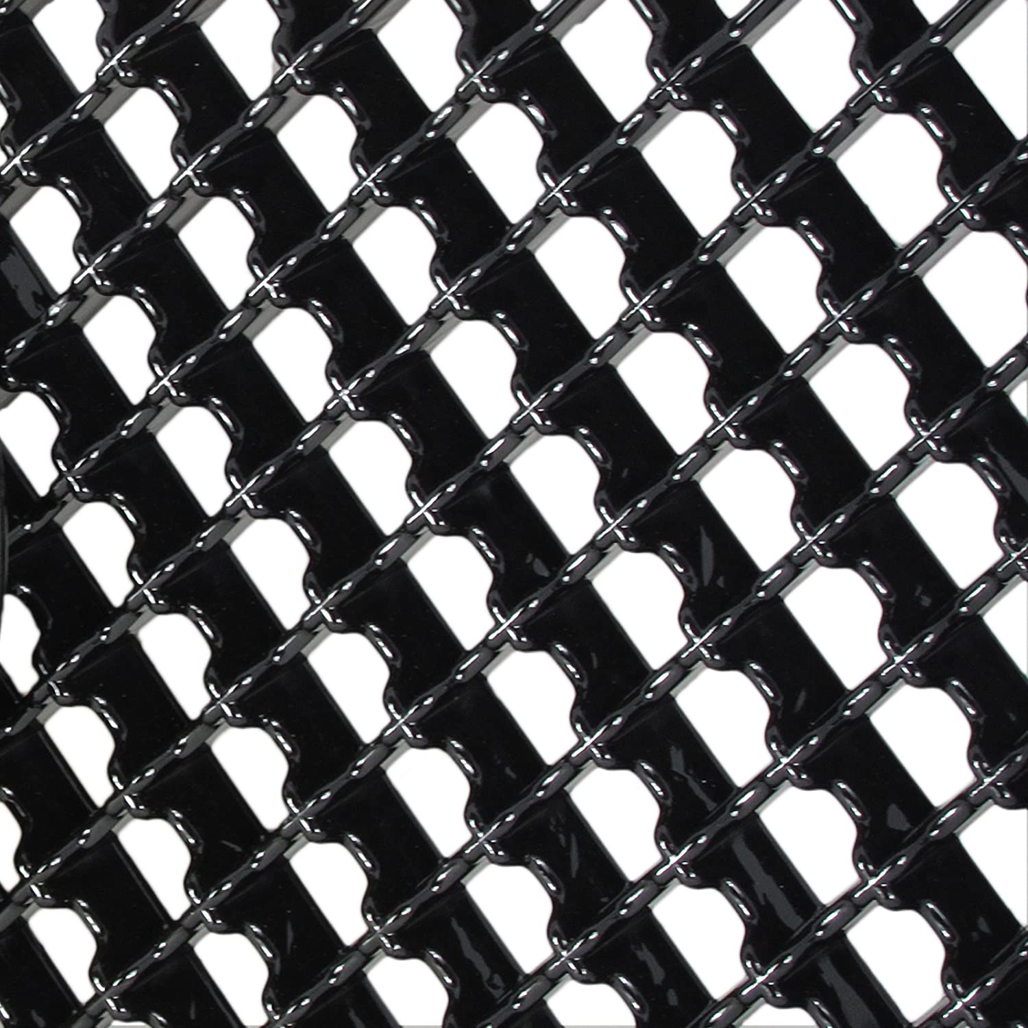 Spec-D Tuning Front Mesh Grill Hood Grille Glossy Black Compatible with 2003-2007 Cadillac Cts/Cts V 2003-2007