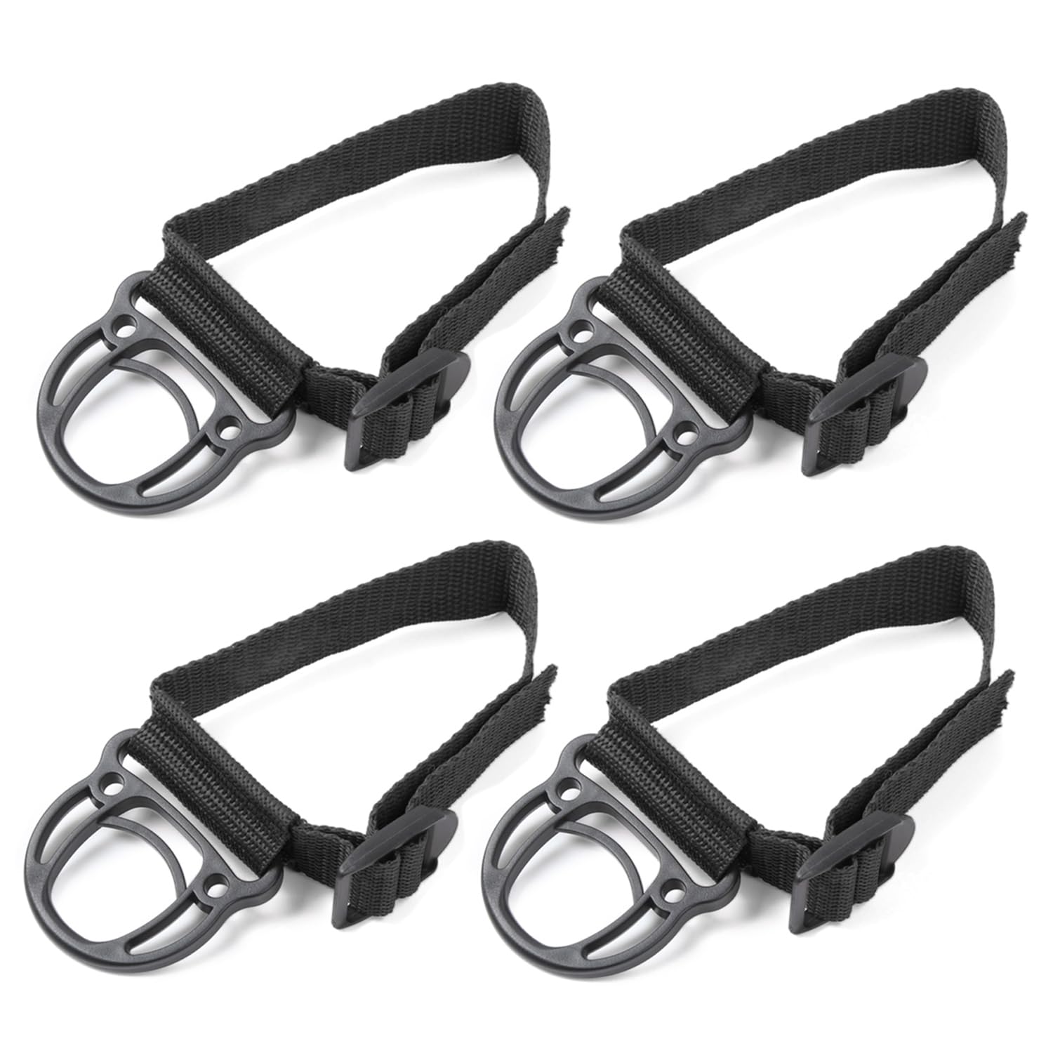 YOCTM Black Roll Bar Coat Hanger for 1997-2024 Jeep Wrangler JK JL JT, 45cm, High Quality ABS, Pack of 4