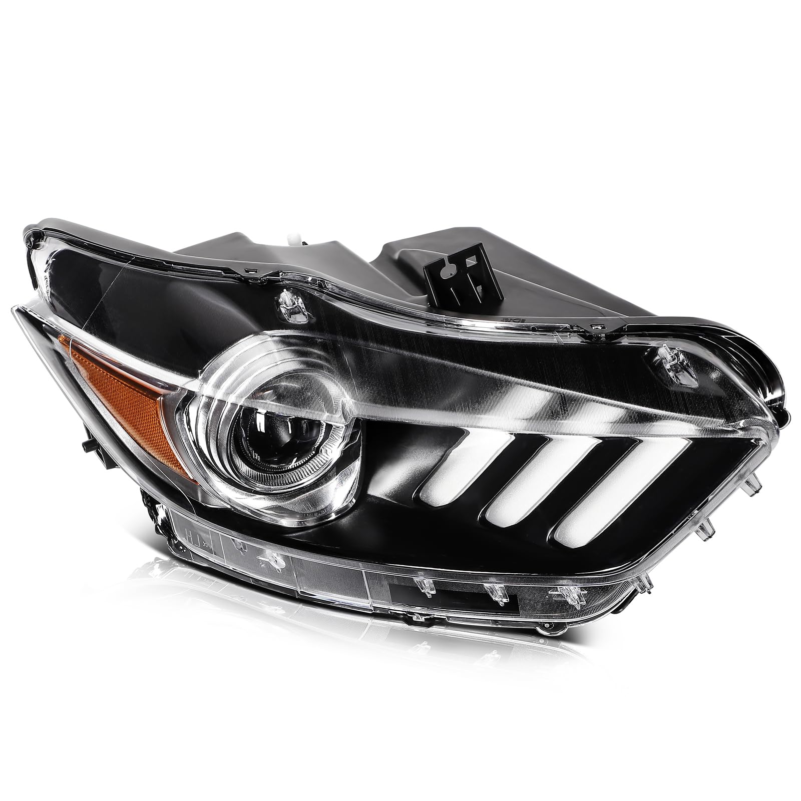 LBRST Headlight Assembly Fit 2015-2020 for Mustang Passenger Side Headlight FR3Z13008K