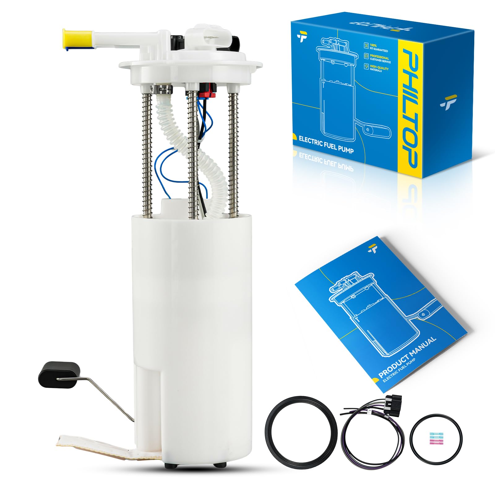 PHILTOP Electric Fuel Pump Assembly Fits for Buick Park Avenue 1998-2003,Buick Riviera 1998 1999,Pontiac Bonneville 2000-2003, F