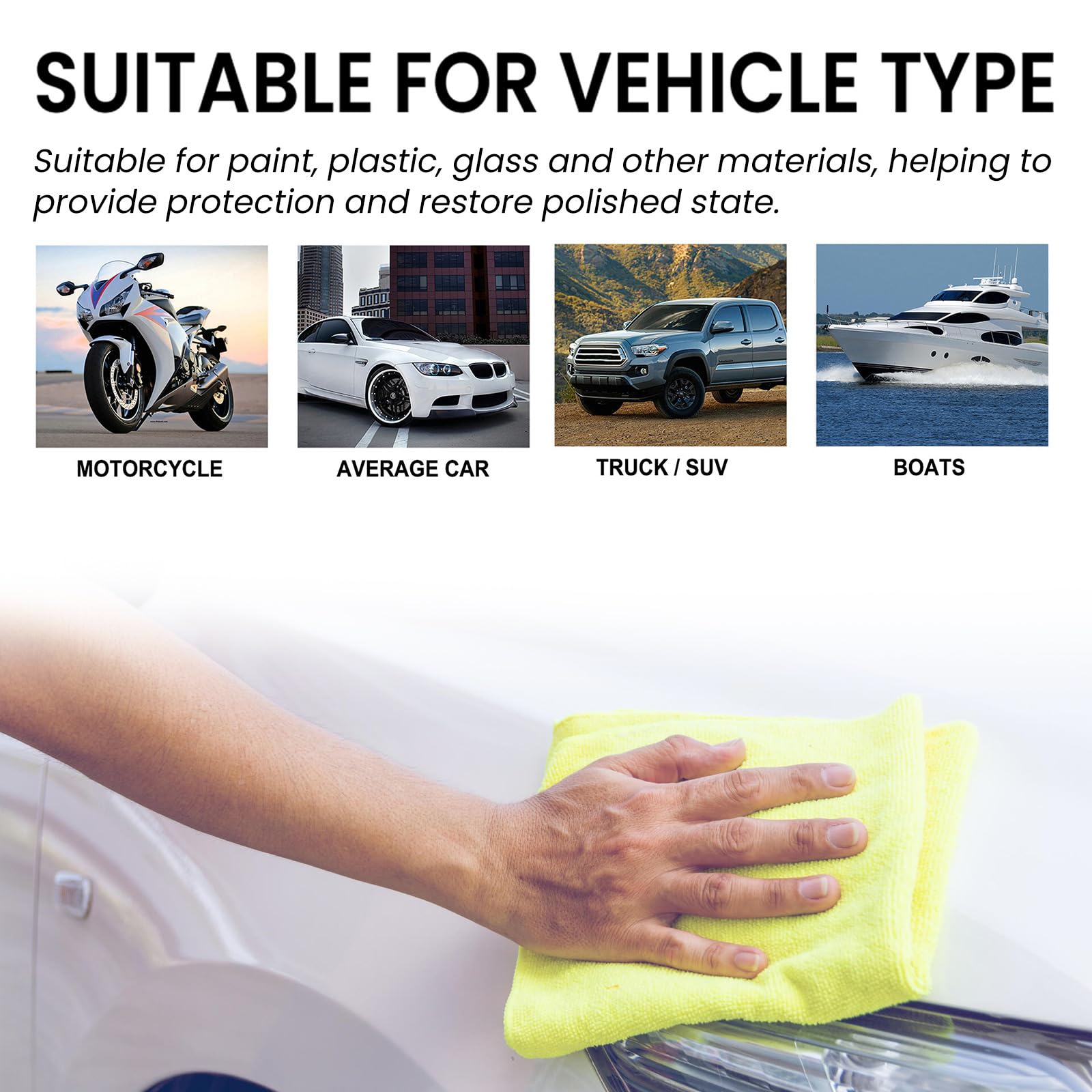 Car Coating Spray, Quick Effect Coating Agent, Quickly Coat Car Wax, Car Scratch Wax Polish Spray Waterless Wash, Easy to Use