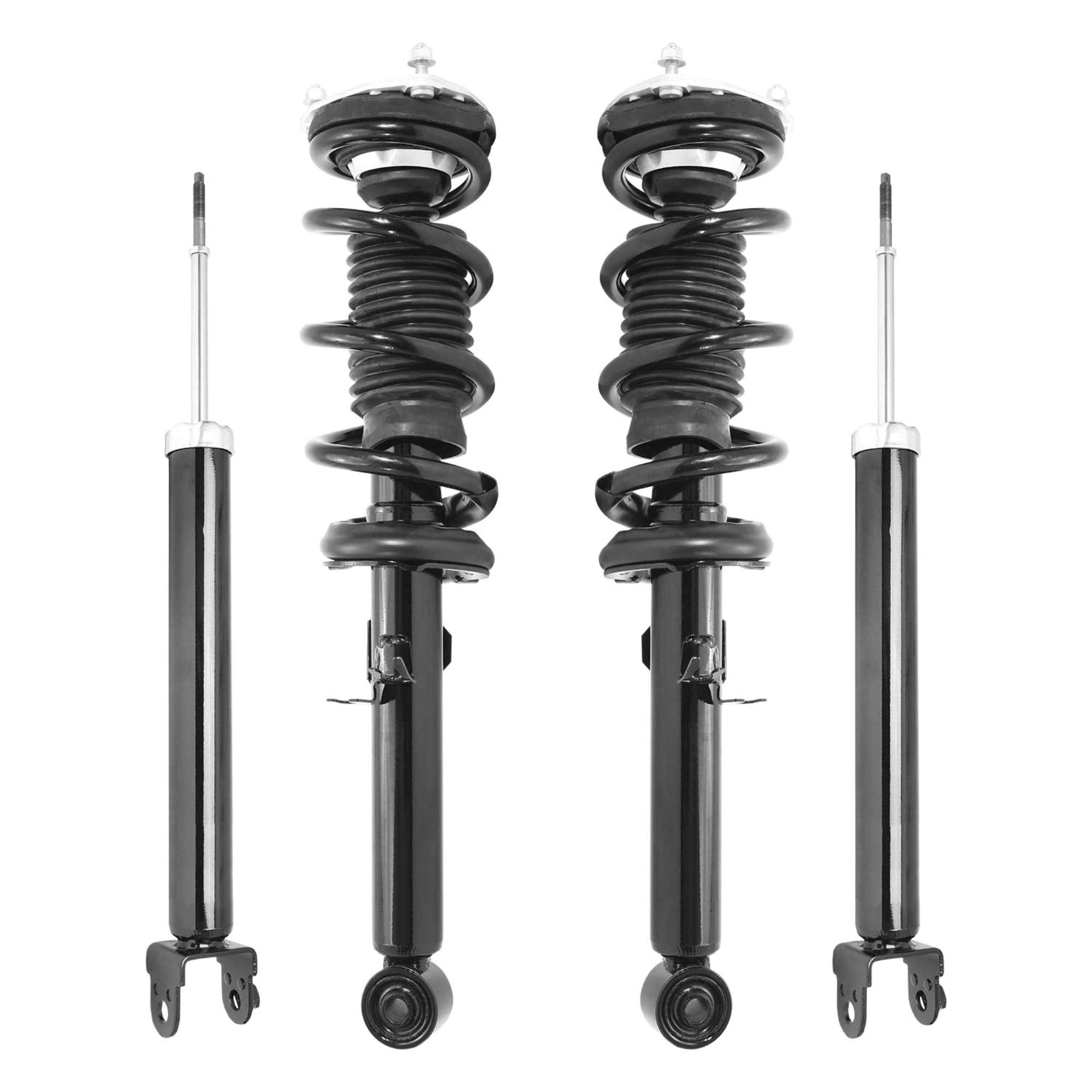 Unity Complete Strut Assembly Shock Kit - Front & Rear for 2011-2012 Infiniti G25 - Model 4-11413-255090-001