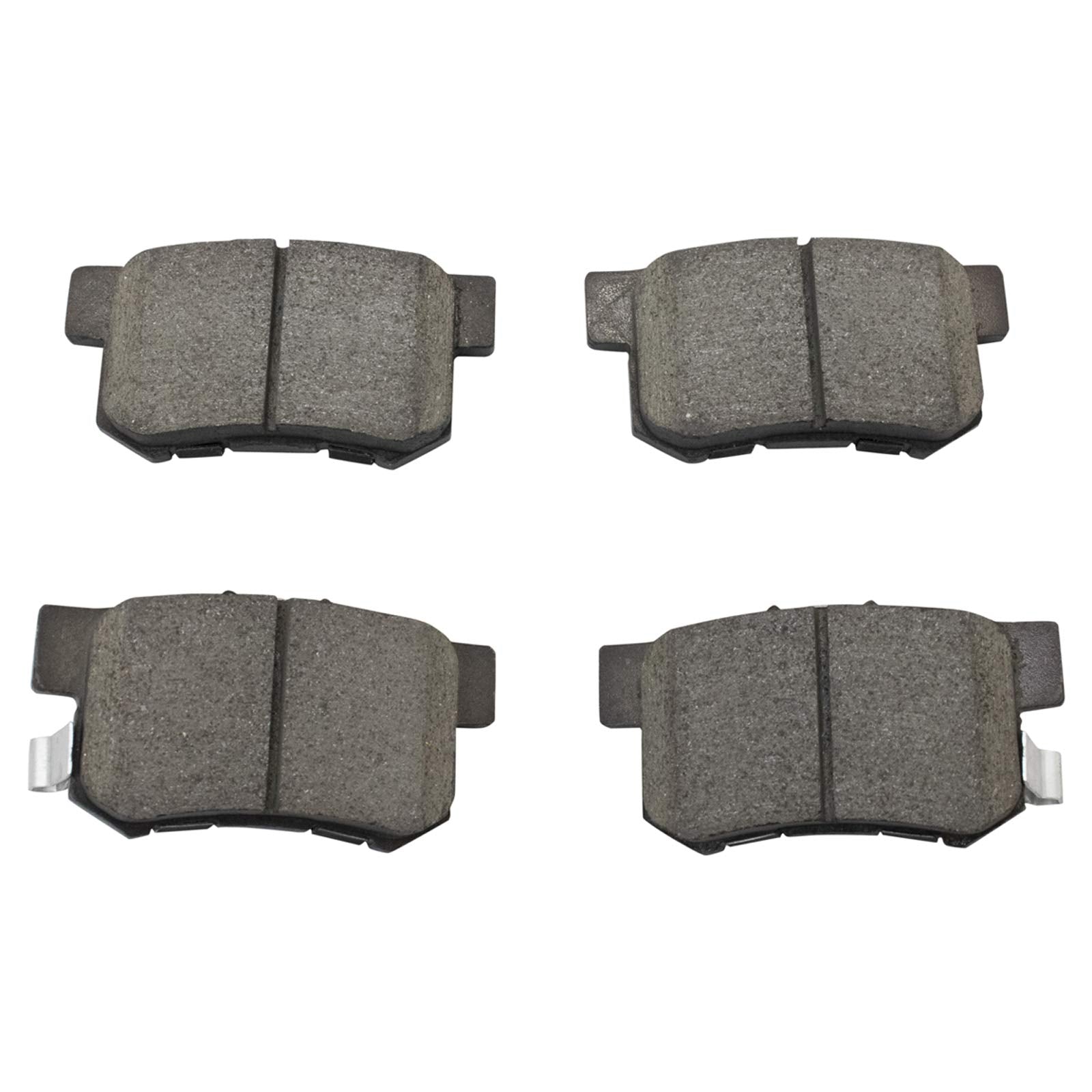 Trq Rear Brake Pad & Rotor Kit Brake Pads Brake Rotor Ceramic Premium G-Coated Compatible With 2007-2012 Acura Rdx