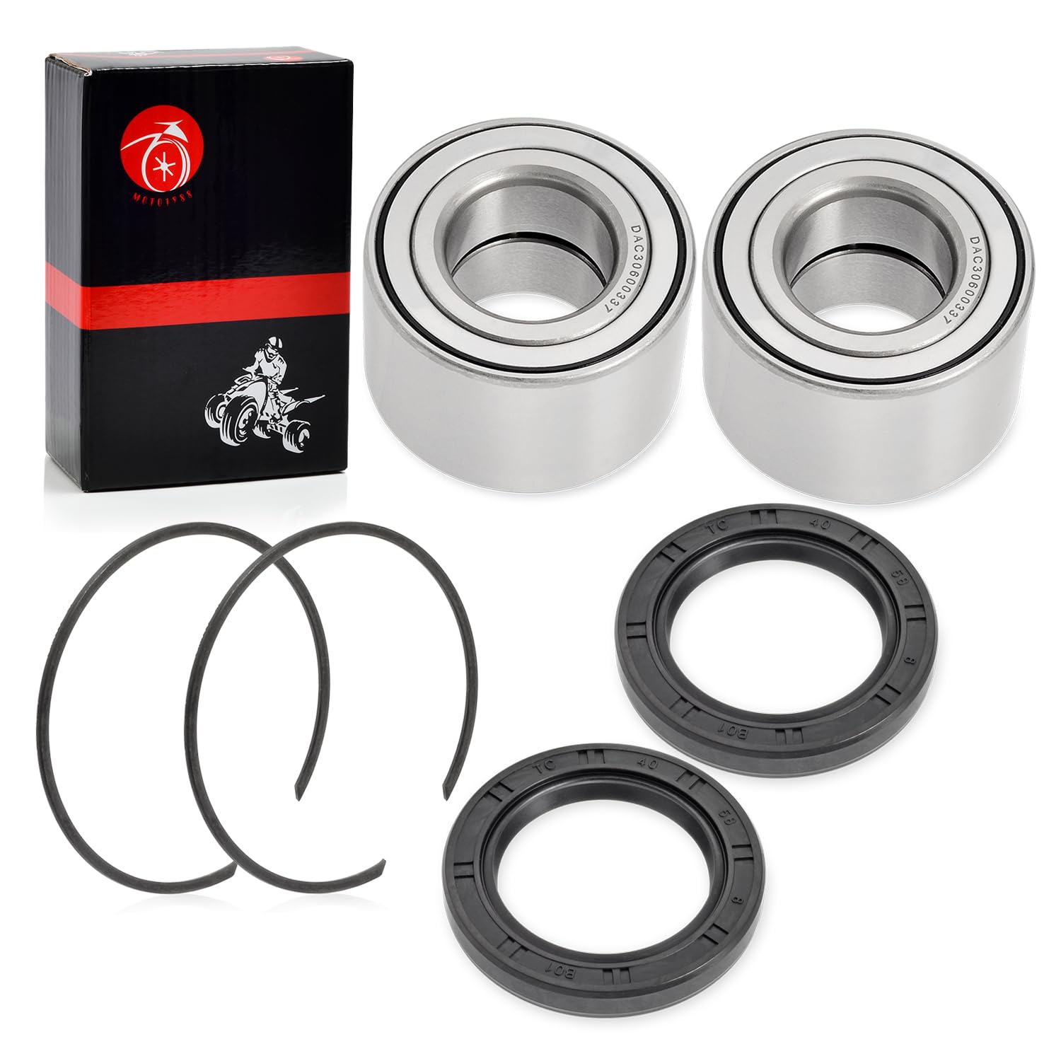Heavy Duty Front Wheel Bearing 30x60x37mm & CIRCLIP For Can-Am Maverick Commander Outlander Renegade Max 330 400 450 500 570 650