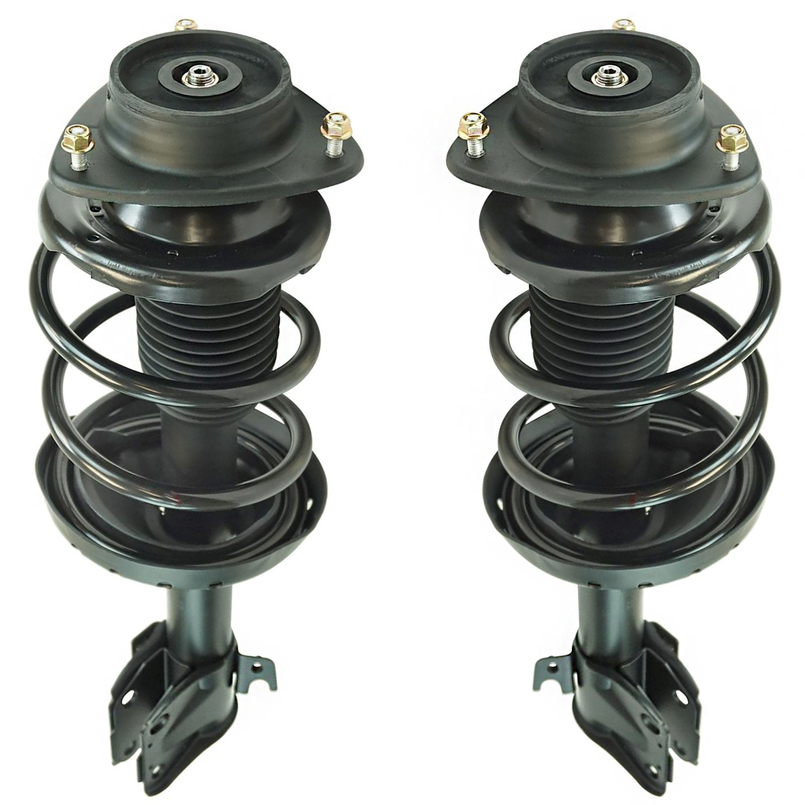 Trq Front Strut & Coil Spring Assembly Set Driver & Passenger Sides Compatible With 09-13 Subaru Forester