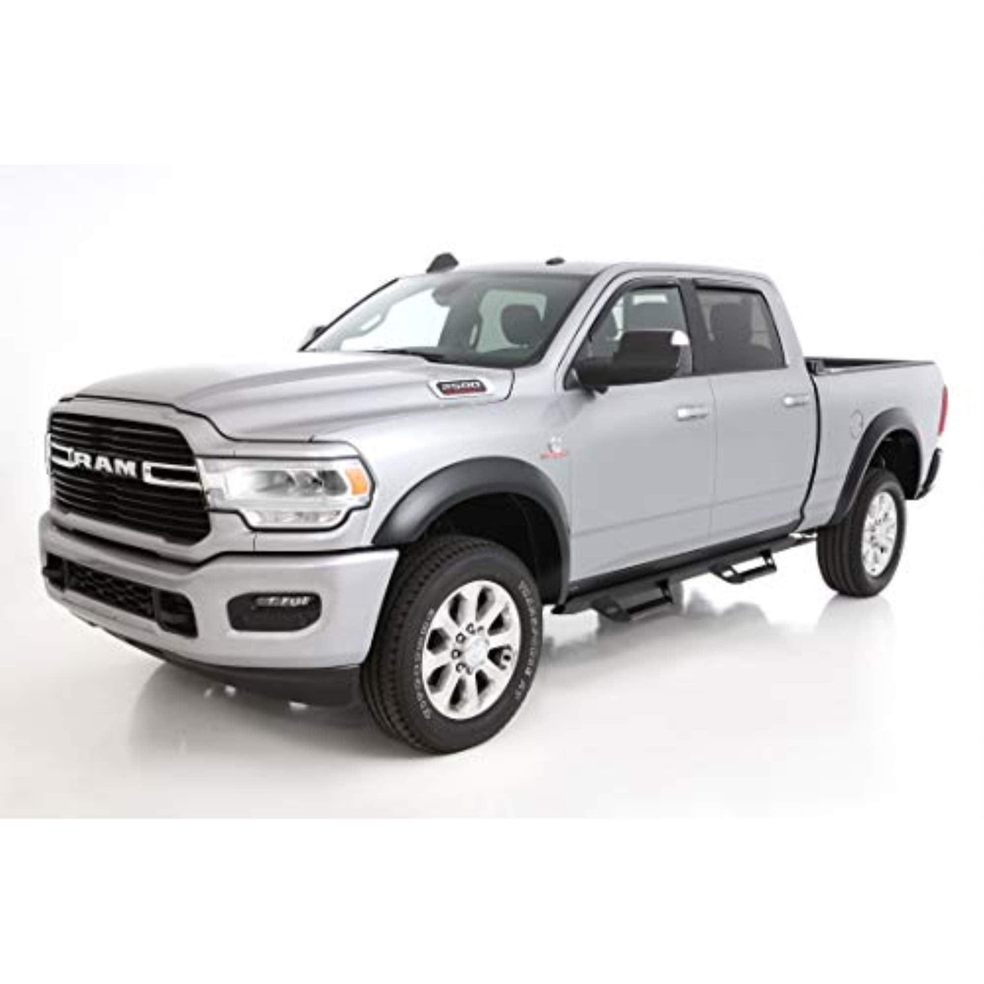 Bushwacker Extend-A-Fender Extended Front & Rear Fender Flares | 4-Piece Set, Black, Smooth Finish | 50931-02 | Fits 2019-2022 D