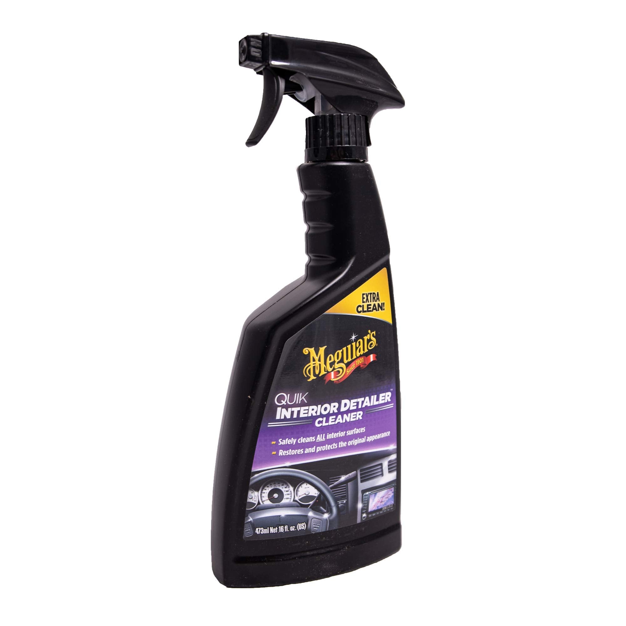 Meguiars g13616EU Quik Interior Detailer cleaner 473ml for a matt finish cleans all interior car surfaces