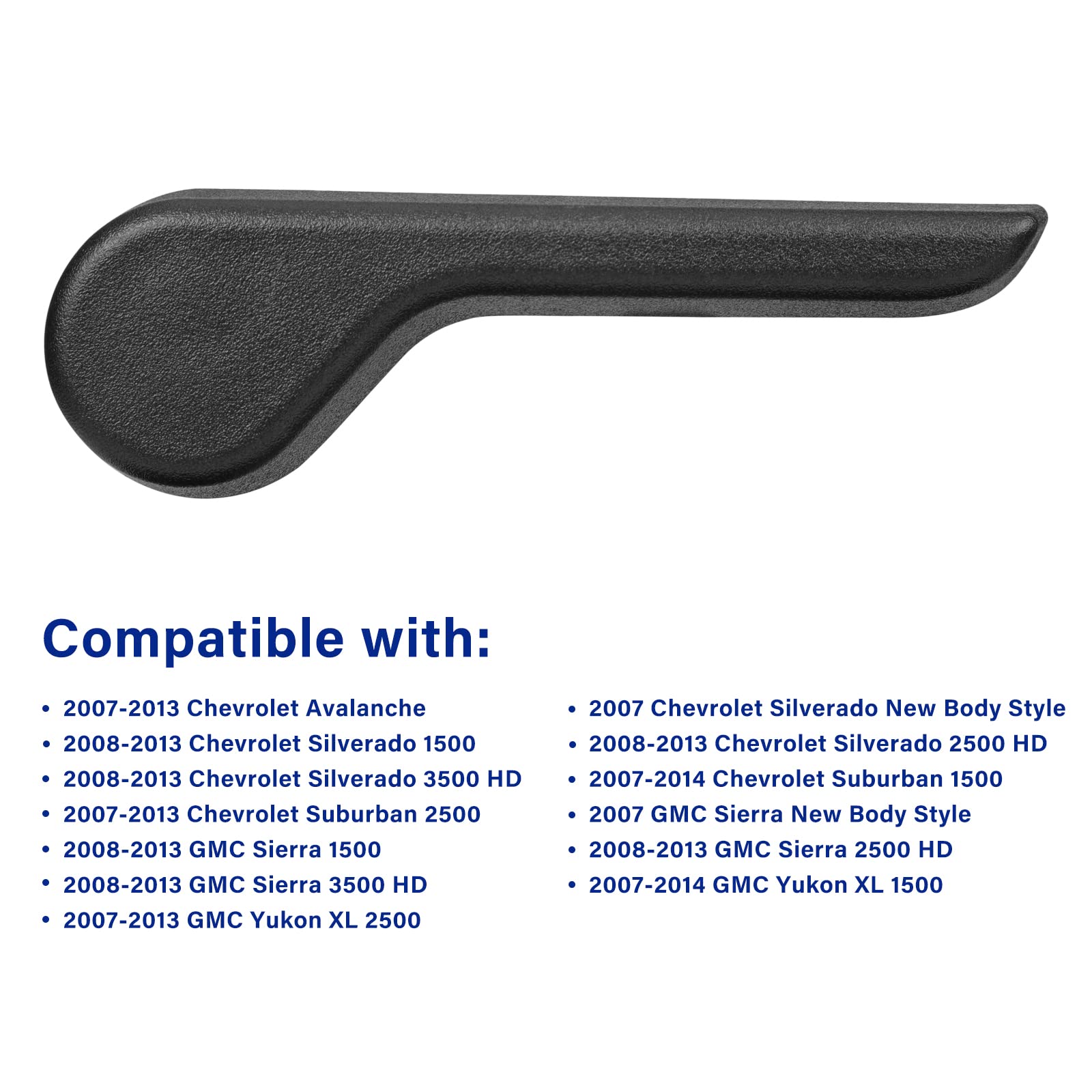Lcyolada Seat Recliner Handle Lever For 2007-2013 Chevy Chevrolet Avalanche Silverado Suburban, Gmc Sierra Pickup Truck Suv,Repa