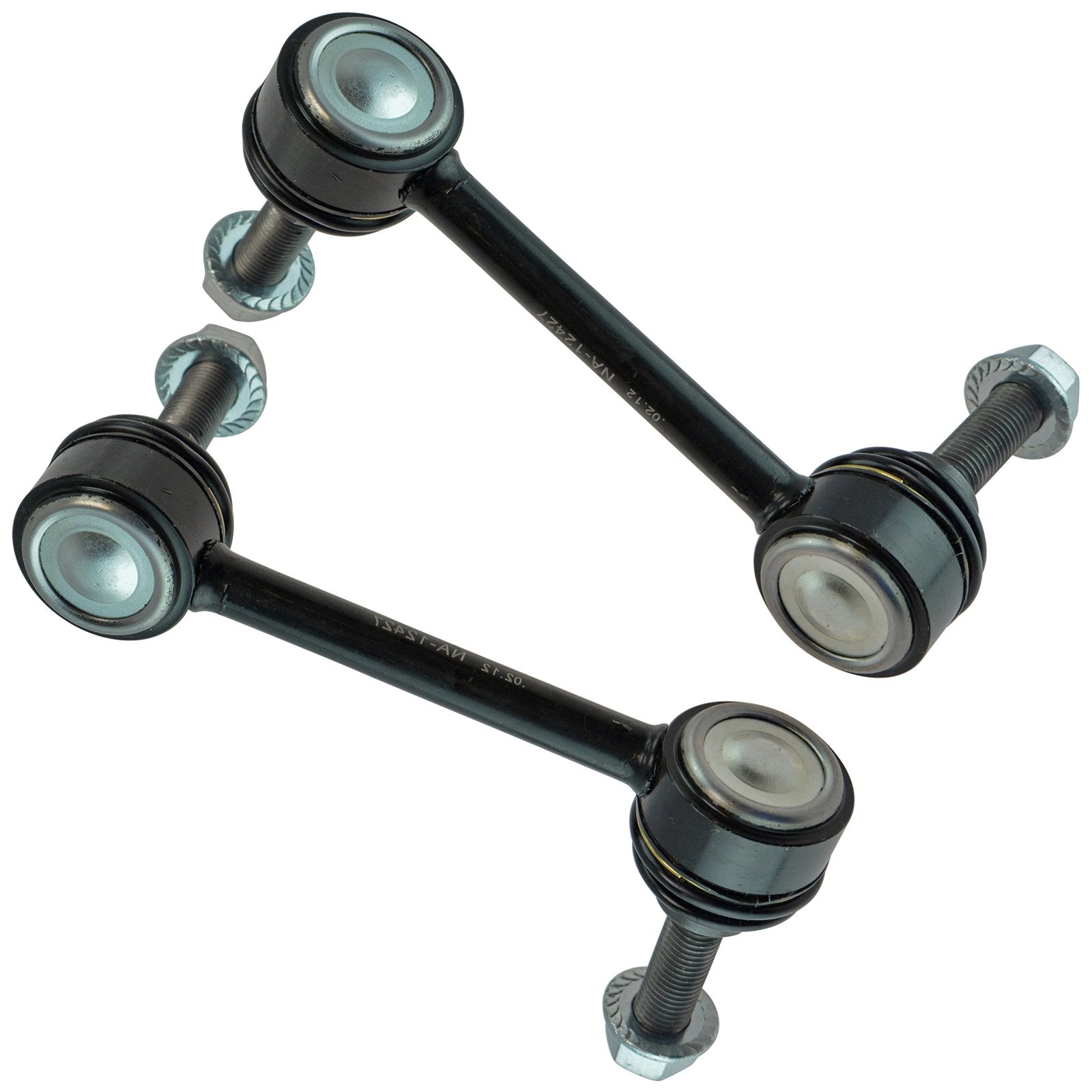 Trq Front & Rear Sway Bar Stabilizer Link Set Compatible With 2011-2015 Dodge Durango Jeep Grand Cherokee