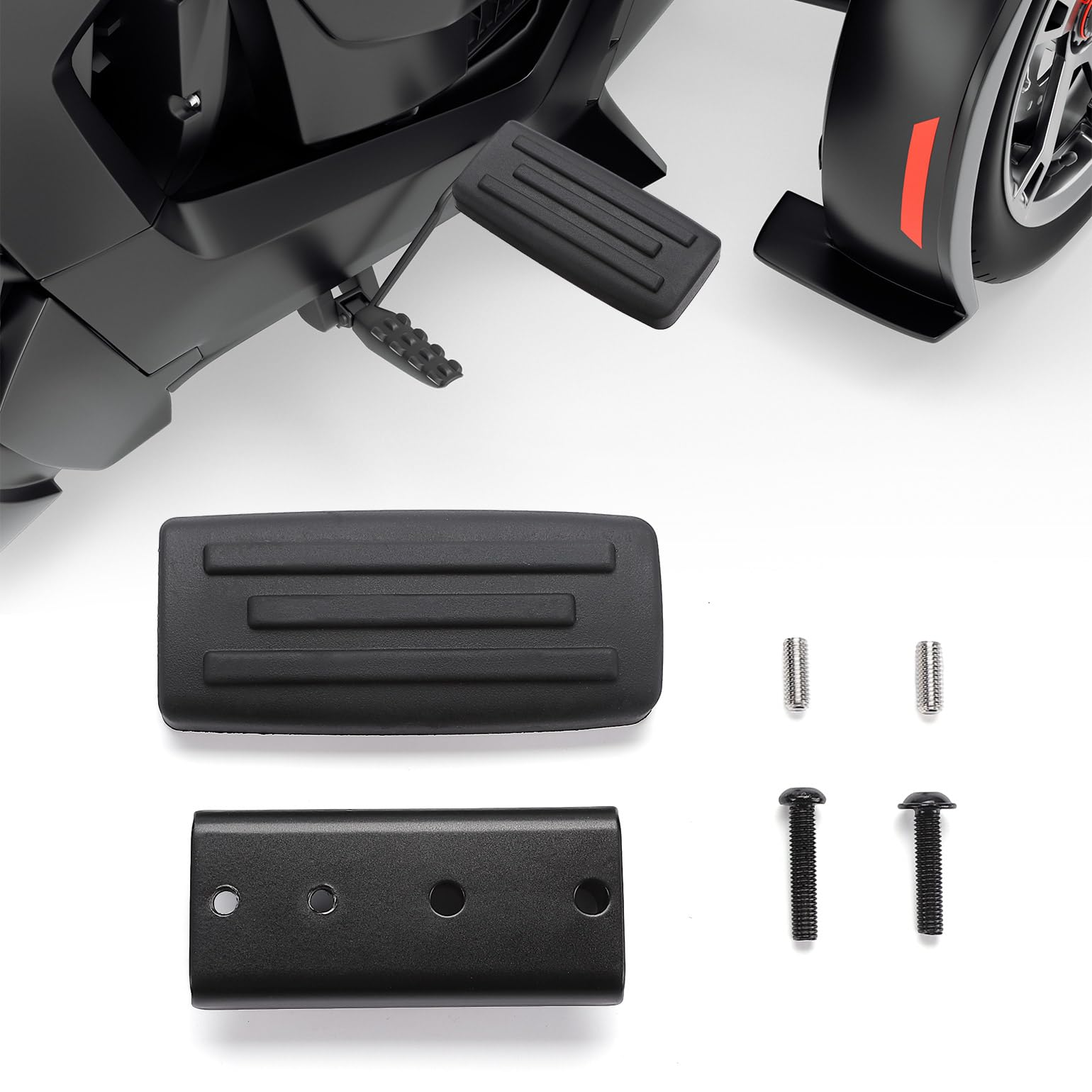 KEMIMOTO Brake Pedal Compatible with Can-Am Ryker 600, 900, Sport, Rally Edition, Large Brake Foot Rest Extended Pedal Footboard