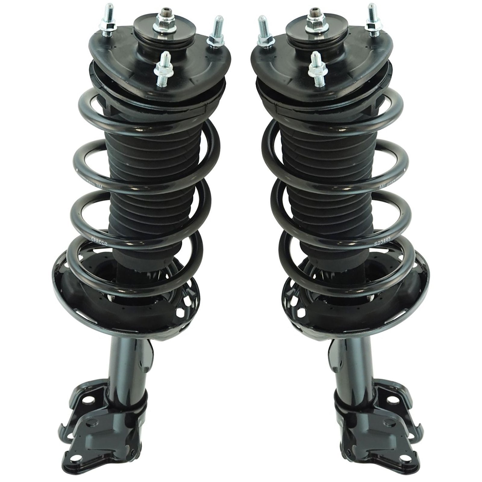 Trq Front Strut & Coil Spring Assembly Set Driver & Passenger Sides Compatible With 09-15 Honda Pilot