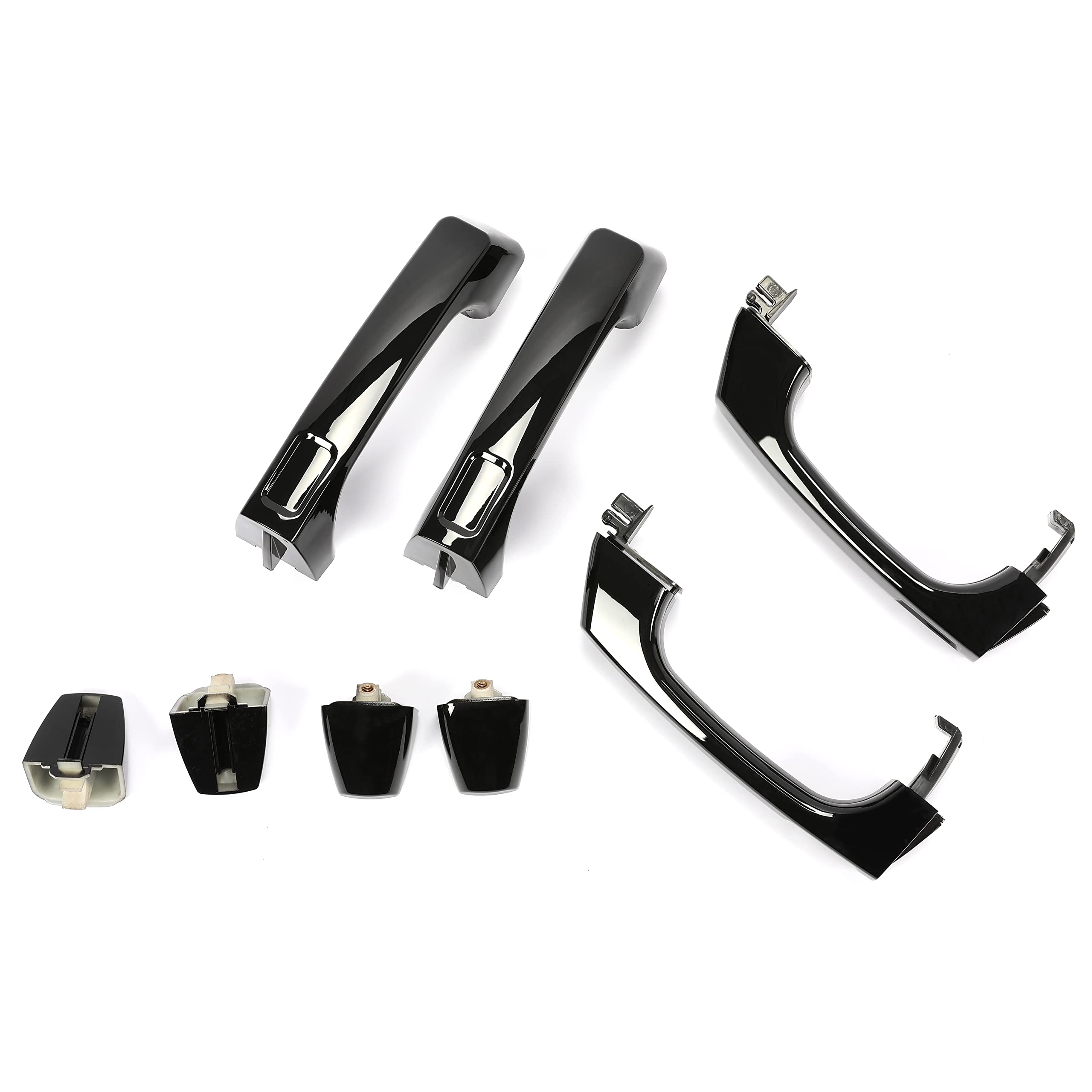 ECOTRIC Exterior Door Handle Compatible with 2006-2010 Hummer H3 & 2008-2010 H3 Alpha & 2007-2009 H3 X & 2009-2010 H3T W/Cap Rep