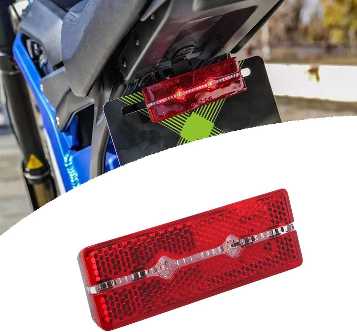 JFG RACING Sur Ron Tail Light - LED with Reflector for Electric Bike - Model Y14152038 - Style 1