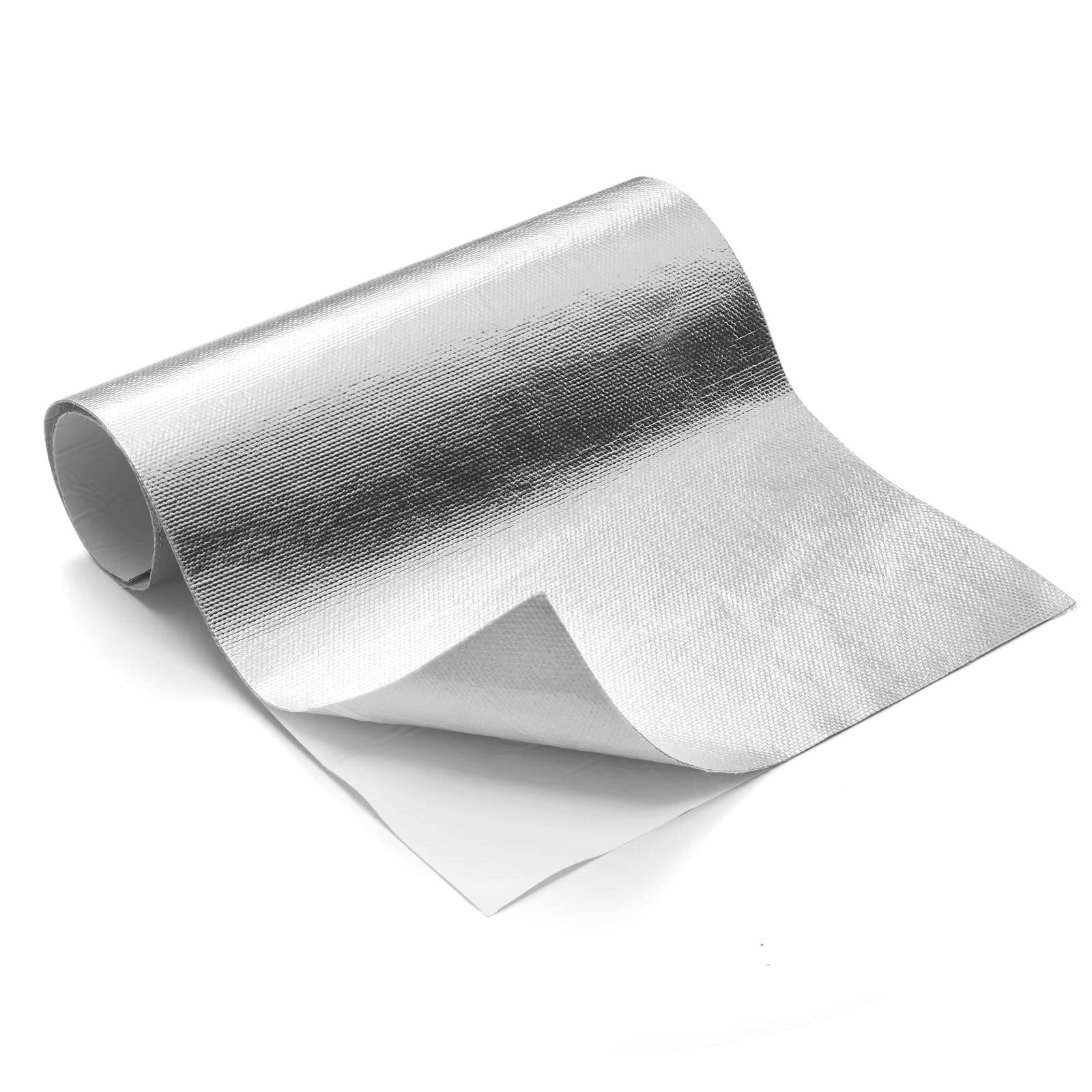 Flasld Aluminized Heat Shield Thermal Barrier Adhesive Backed Heat Blanket 24'' X 40'', Capable Of Reducing Up To 90% Of Radiant