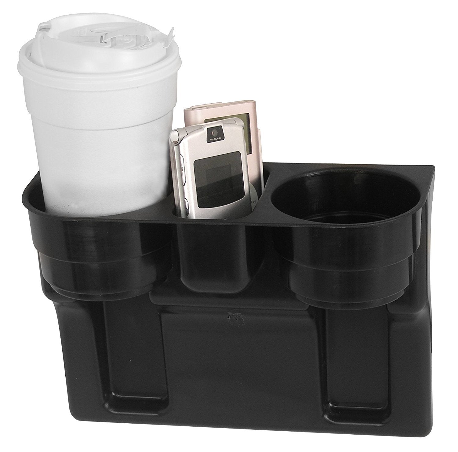 Custom Accessories Black Seat Wedge Cup Holder