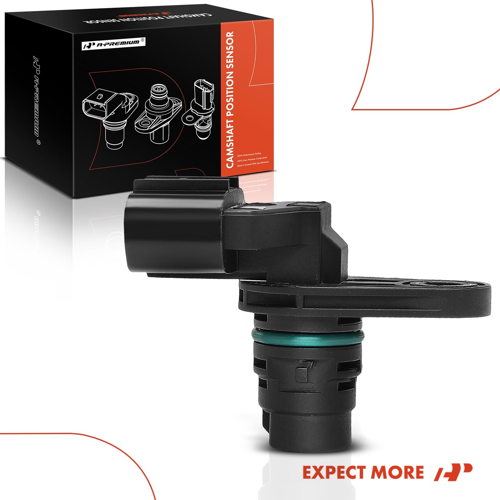A-Premium Camshaft Position Sensor Compatible With Hyundai Santa Fe 10-12, Sonata 06-14, Tucson 10-15 & Kia Forte 10-13, Optima