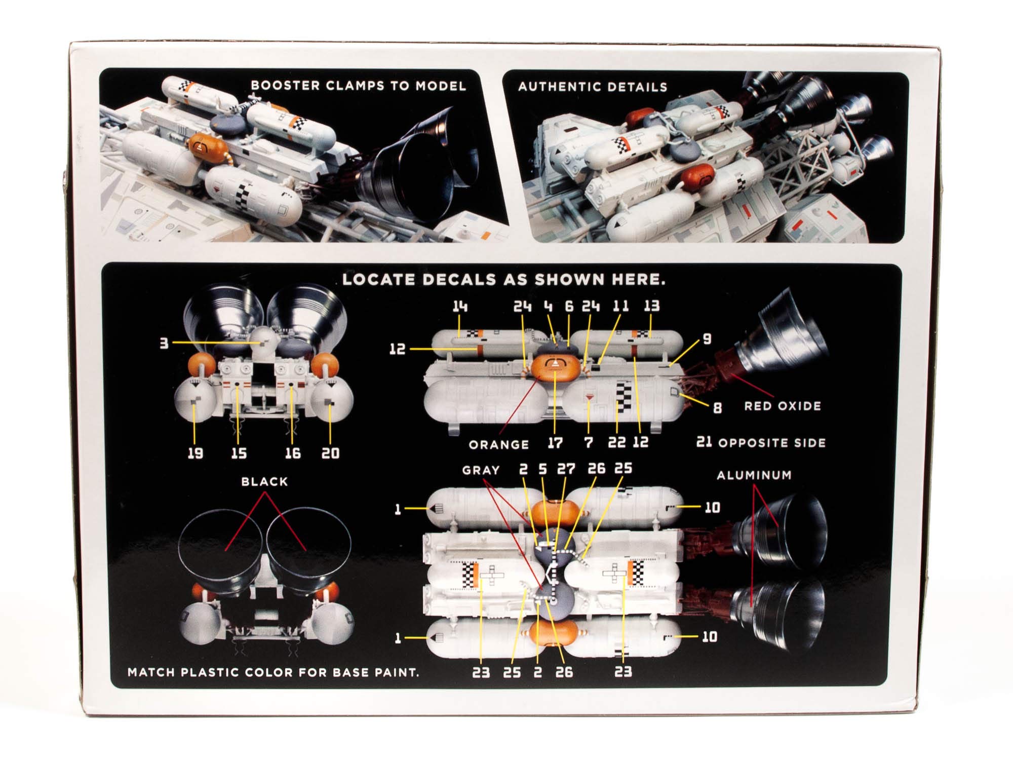 Polar Lights 1 48 Space 1999 22' Booster Pack Accessory Set, Pllmka043, White