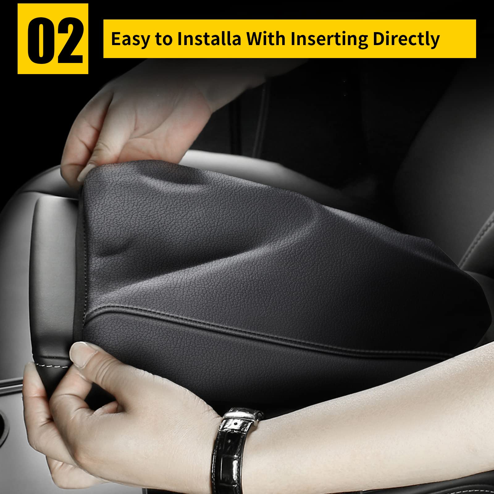 AOMSAZTO Car Armrest Cover Fit for 2008-2012 Nissan Altima,Waterproof Center Console Cover Mat for Nissan Altima