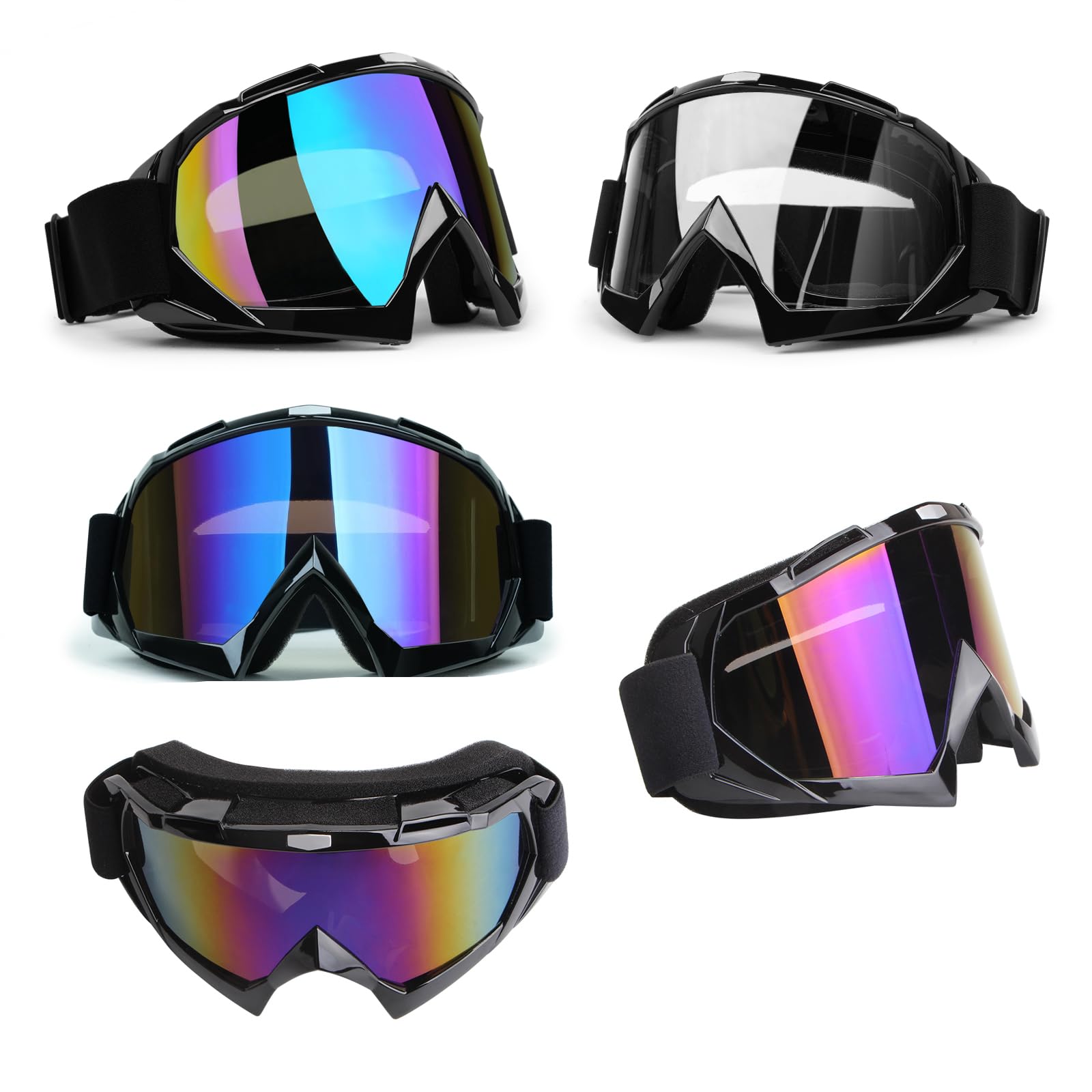 Xyop Professional Motorcycle Motocross Goggles For Men Women Atv Dirt Bike Windproof Glasses Wide Vision Powersports Racing Ridi