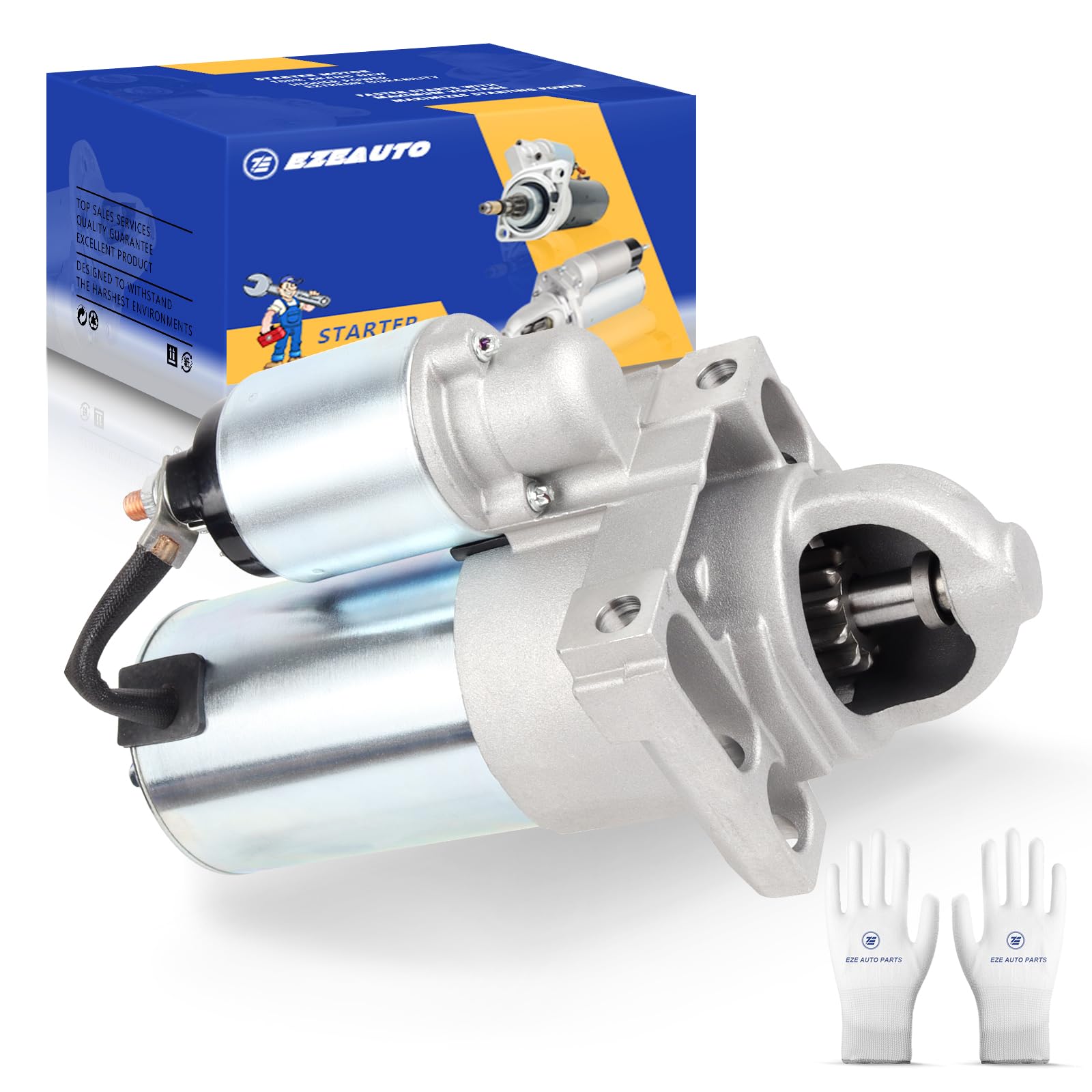 Ezexpreze 6492 New Starter Compatible with 1999-2005 Chevy Silverado 1500 HD 2500 3500 6.0 L V8, 03-05 Express 2500 3500, 02-05 