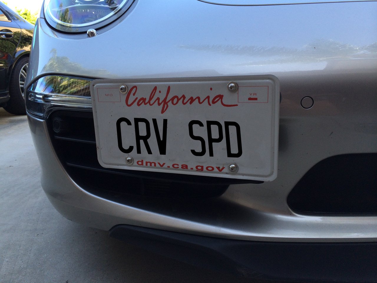 CravenSpeed Platypus License Plate Mount for Porsche 911 (2012-2019) - Stainless Steel & Aluminum, Black, No Drilling, Easy Install