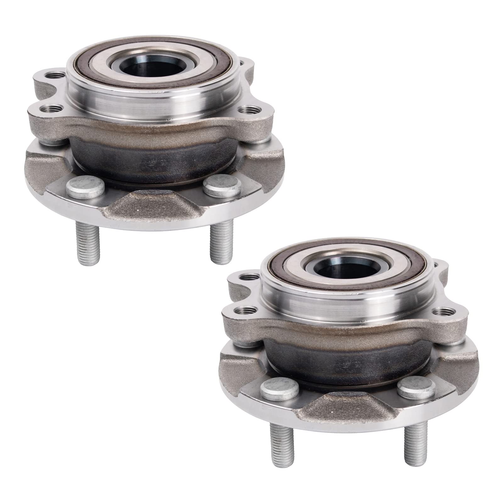 Trq Front Wheel Hub Bearings Assembly Set Compatible With 2015-2017 Lexus Nx200T 2018-2021 Nx300 2015-2021 Nx300H