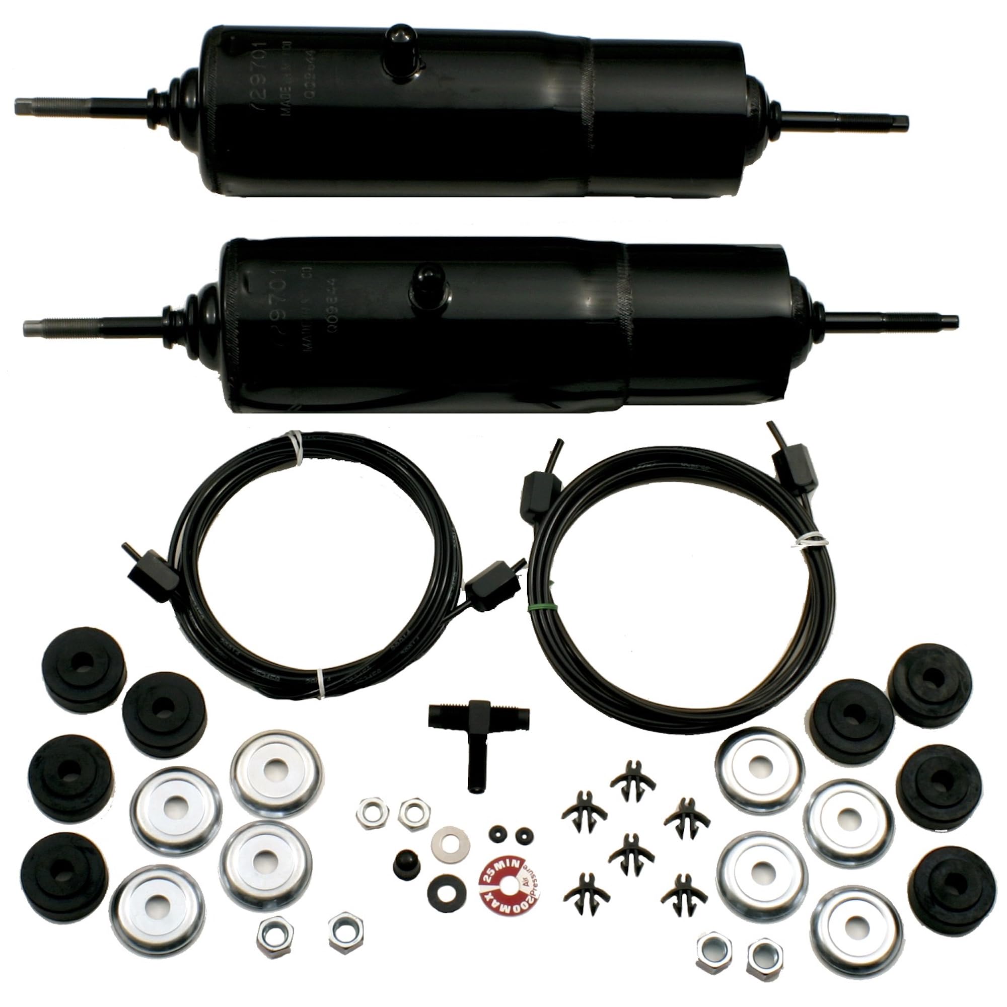 Gabriel 49218 Hijackers Rear Adjustable Air Shock Absorbers Fits Chevrolet C1500, C2500, C3500, C3500, K1500, K2500, K3500; Gmc