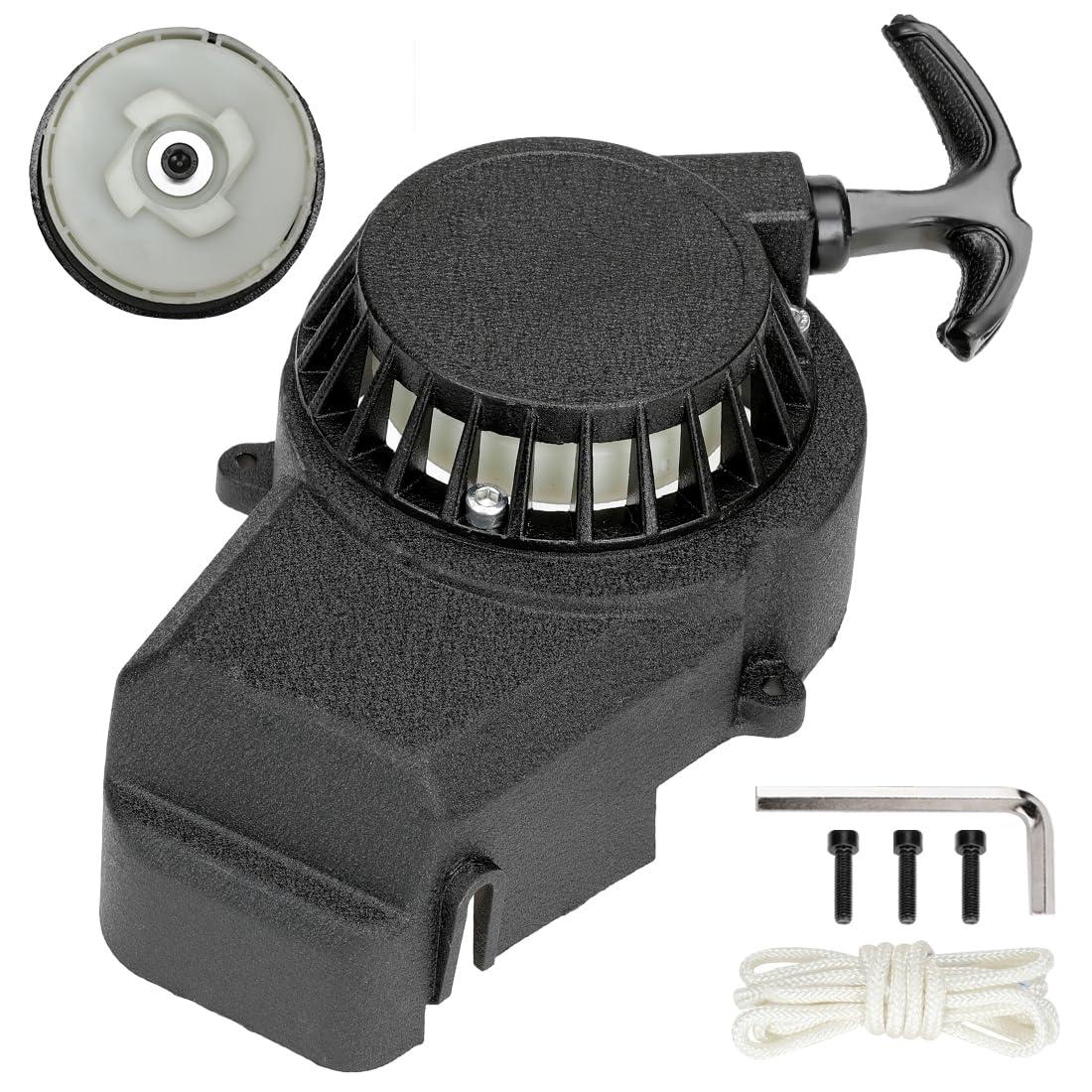 FVRITO Pull Start Assembly Recoil Starter for SYX Moto 50cc Dirt Bike SSR X-pro Coolster Apollo 47cc 49cc 2 Stroke Engine Mini K