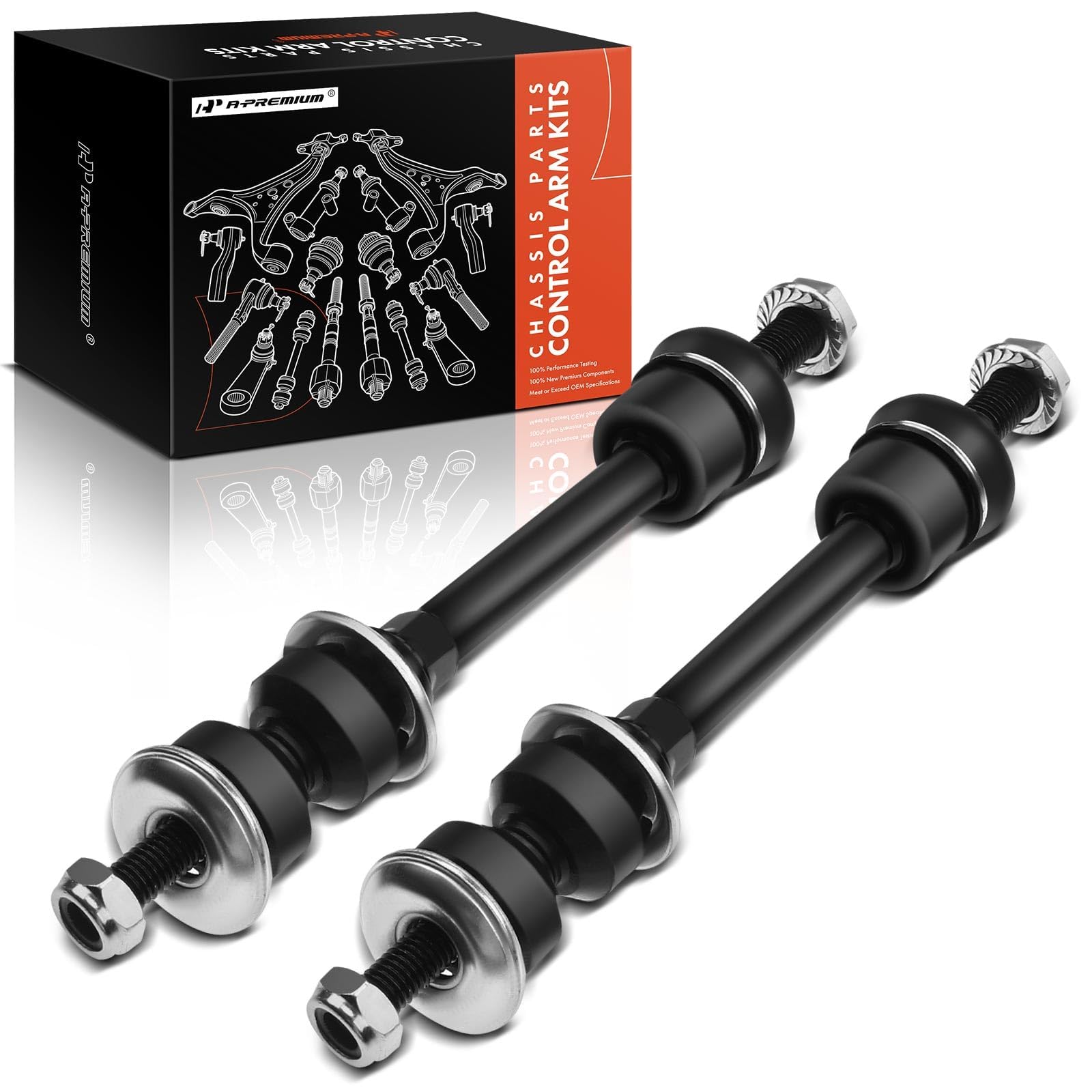 A-Premium 2 Pcs Front Sway Bar Links Stabilizer Bar Links, Compatible with Ford F-150 F150 2005-2008 & Lincoln Mark LT 2006-2008
