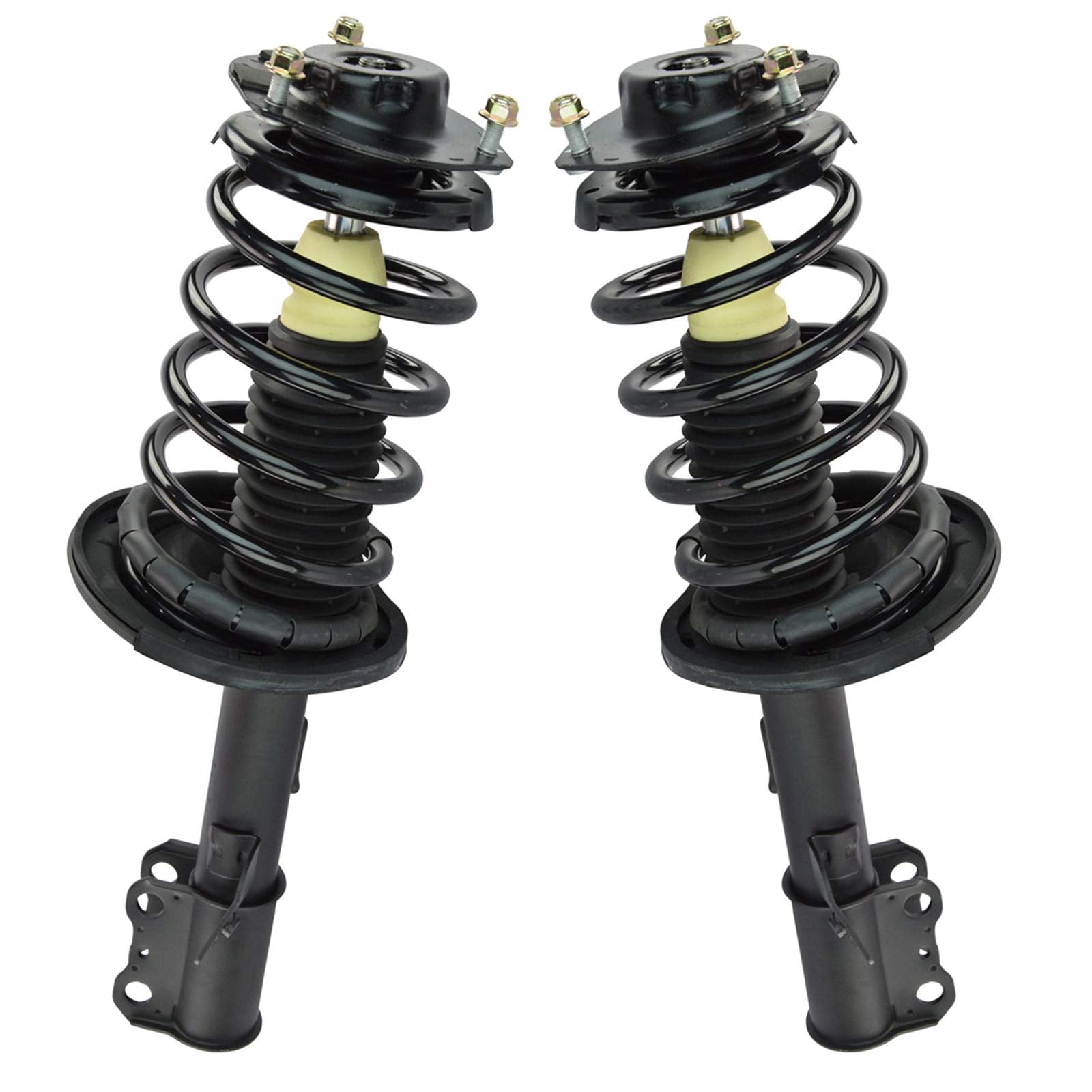 Trq Front Strut & Coil Spring Assembly Set Driver & Passenger Sides Compatible With 04-06 Lexus Es330 Toyota Camry Solara