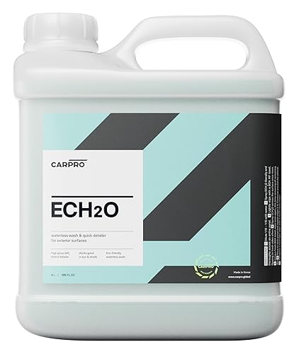 CARPRO ECH2O Waterless Wash - High Gloss Detail Spray & Clay Lubricant Concentrate, 4 Liter (135oz), Model CPEC4L