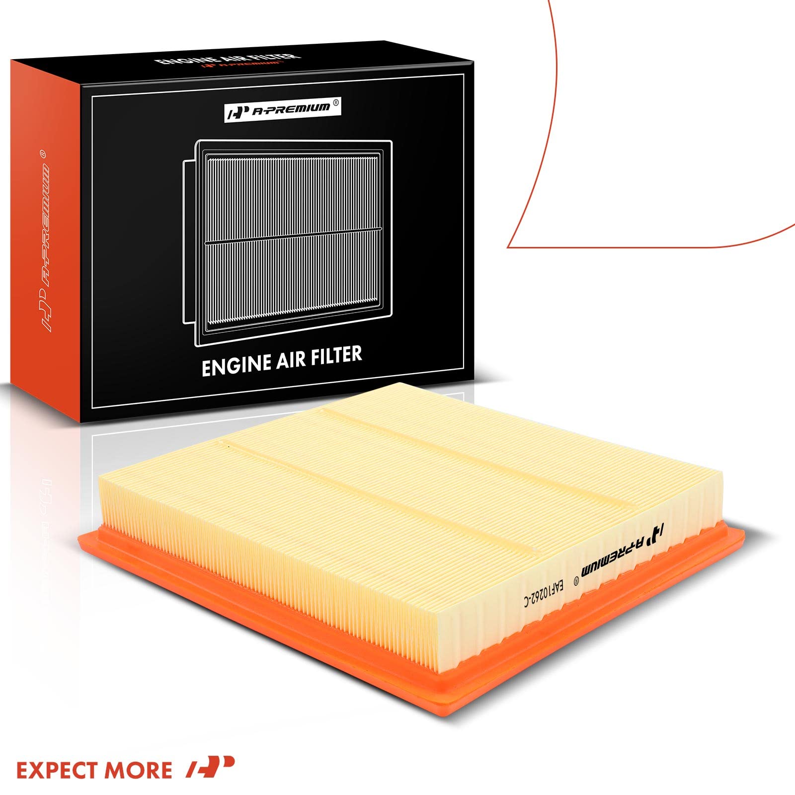 A-Premium Engine Air Filter Compatible With Ford & Lincoln Models - F-150 (2009-2023), Expedition (2007-2023), F-250 F-350 F-450