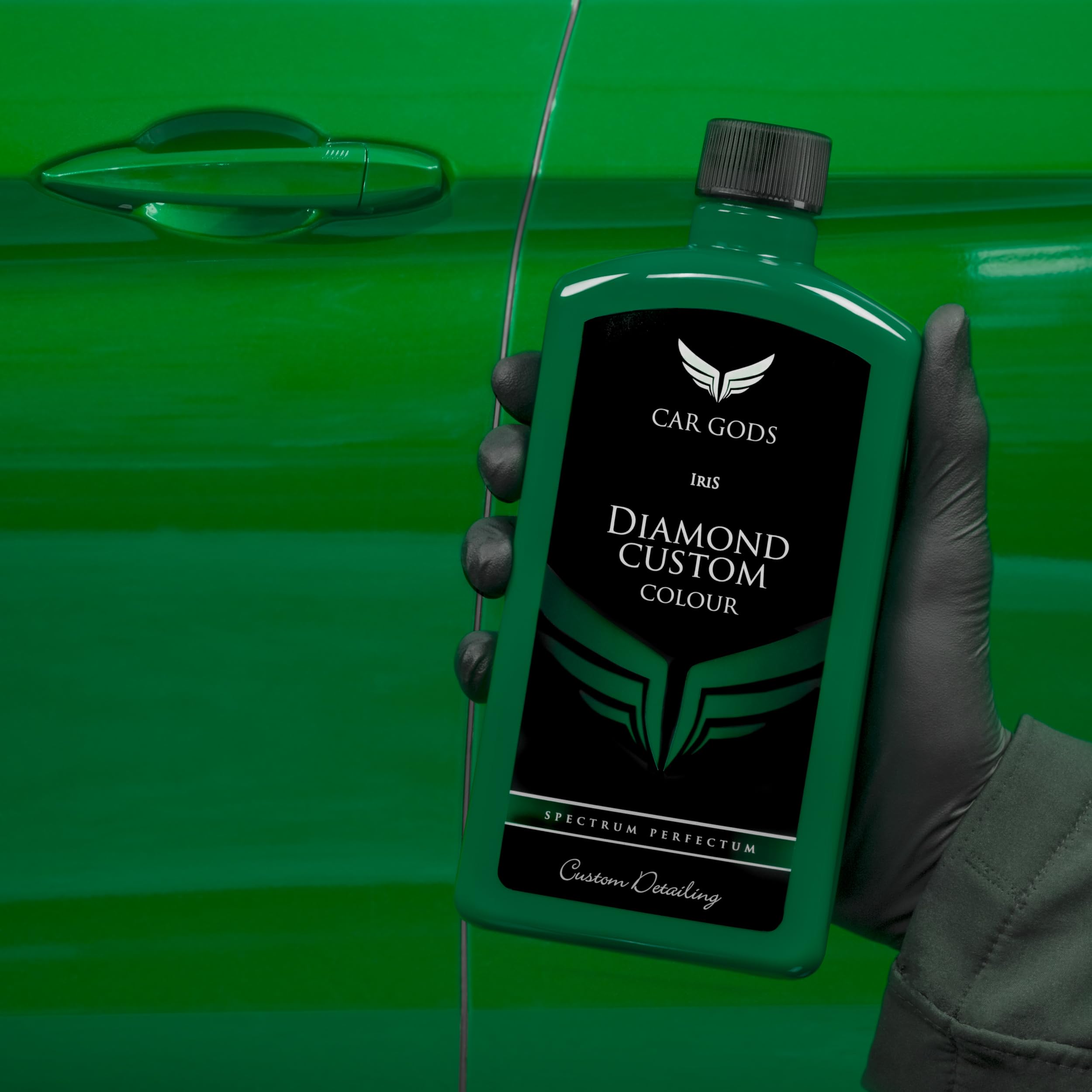 Car Gods 3-in-1 Polish Wax & Color Restorer, Dark Green, 17 Fl Oz, Model GOD718, Scratch Remover, 16 Colors Available