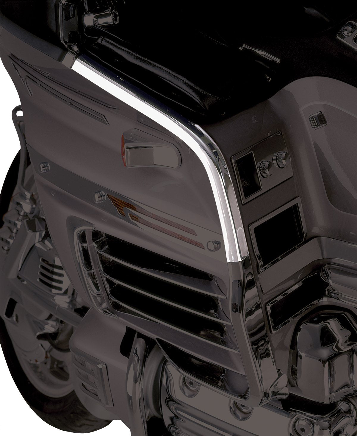 Show Chrome Accessories 52-551 Upper Fairing Edge Trim