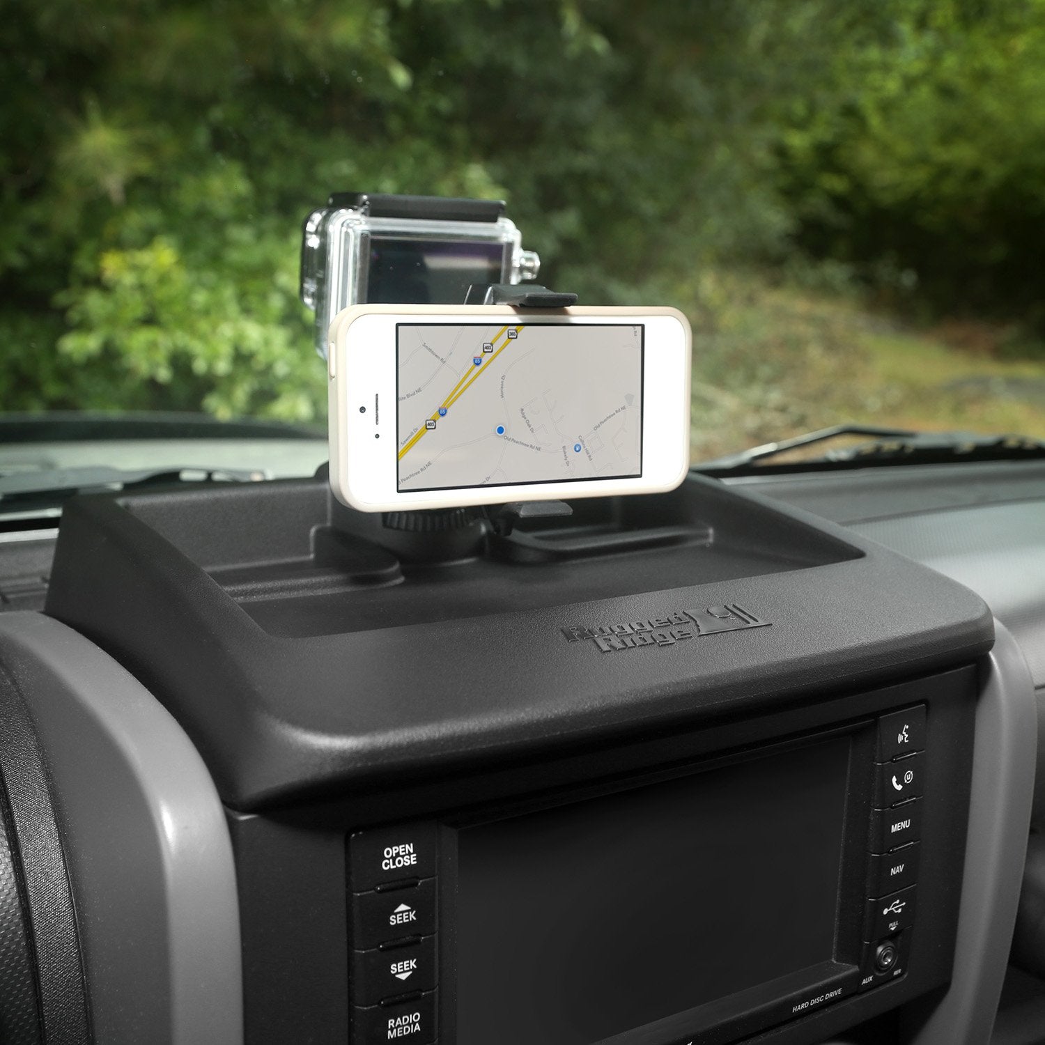 Rugged Ridge | Dash Multi-Mount System | 13551.12 | Fits 2007-2010 Jeep Wrangler Jk