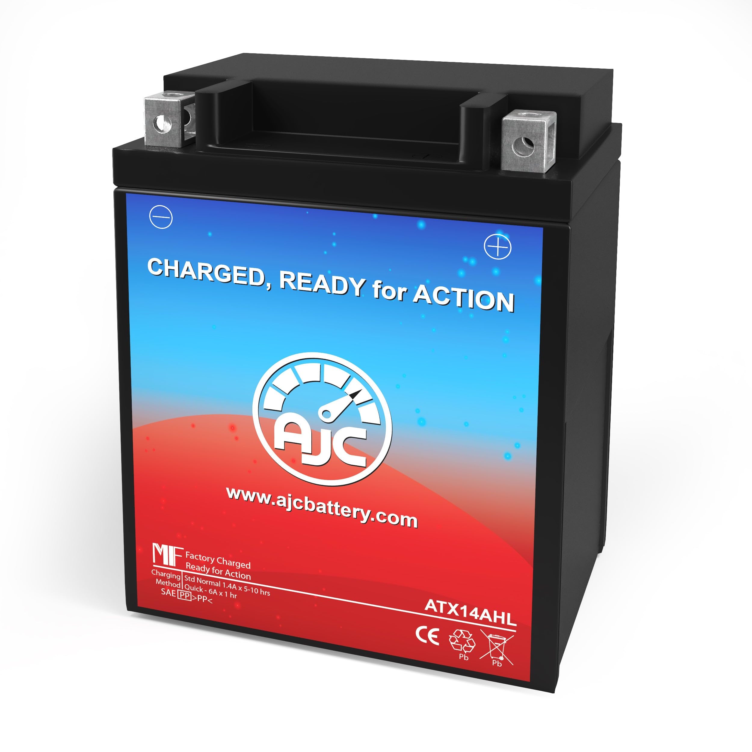 AJC Battery Compatible with Arctic Cat 300 4x4 300CC ATV Battery (1998-2005)
