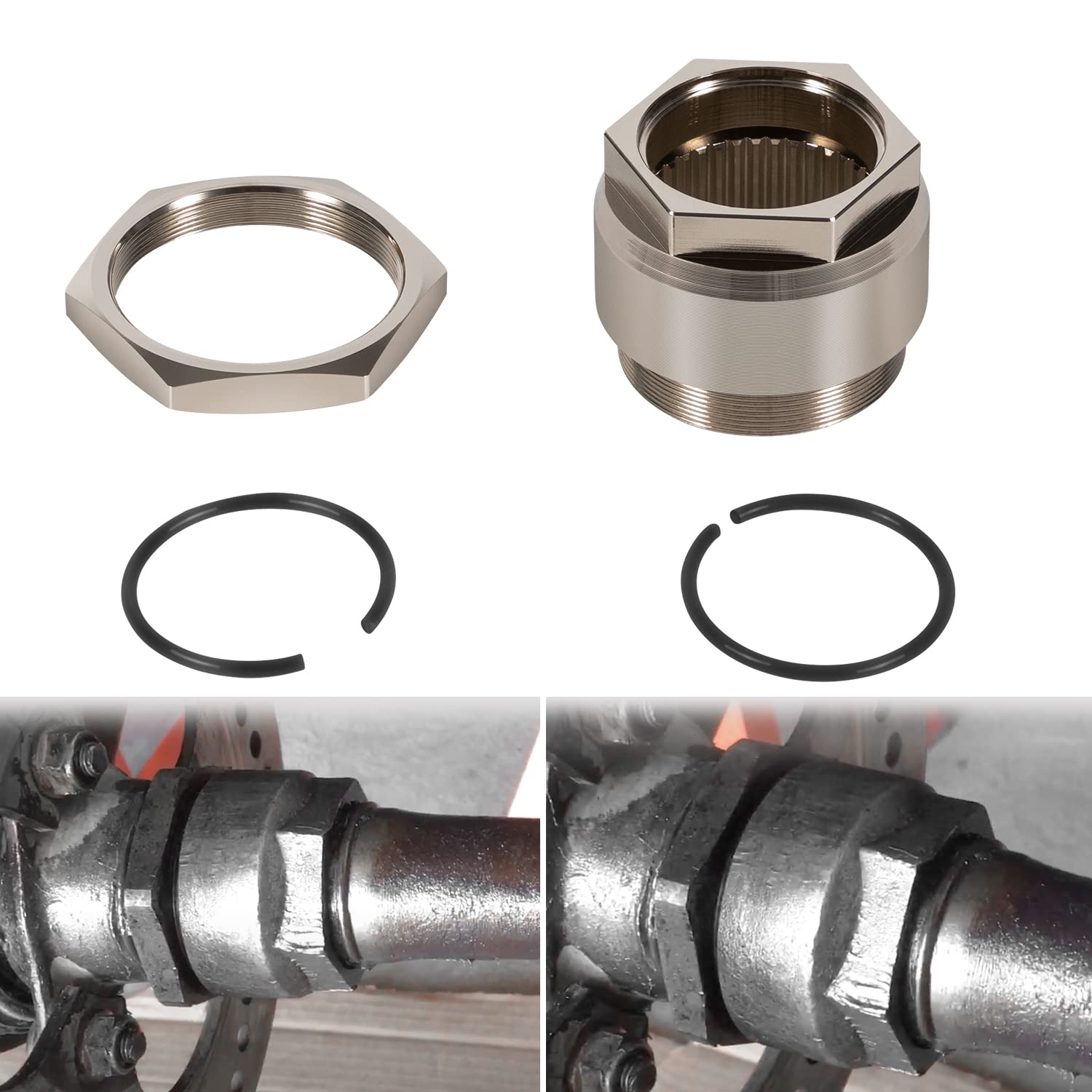 Rear Axle Jam Sleeve Nut Clip For Honda Trx300Ex Trx400Ex Trx250X Trx300X Trx400X Trx450R Trx450Er Atc250R Atc350X Sportrax