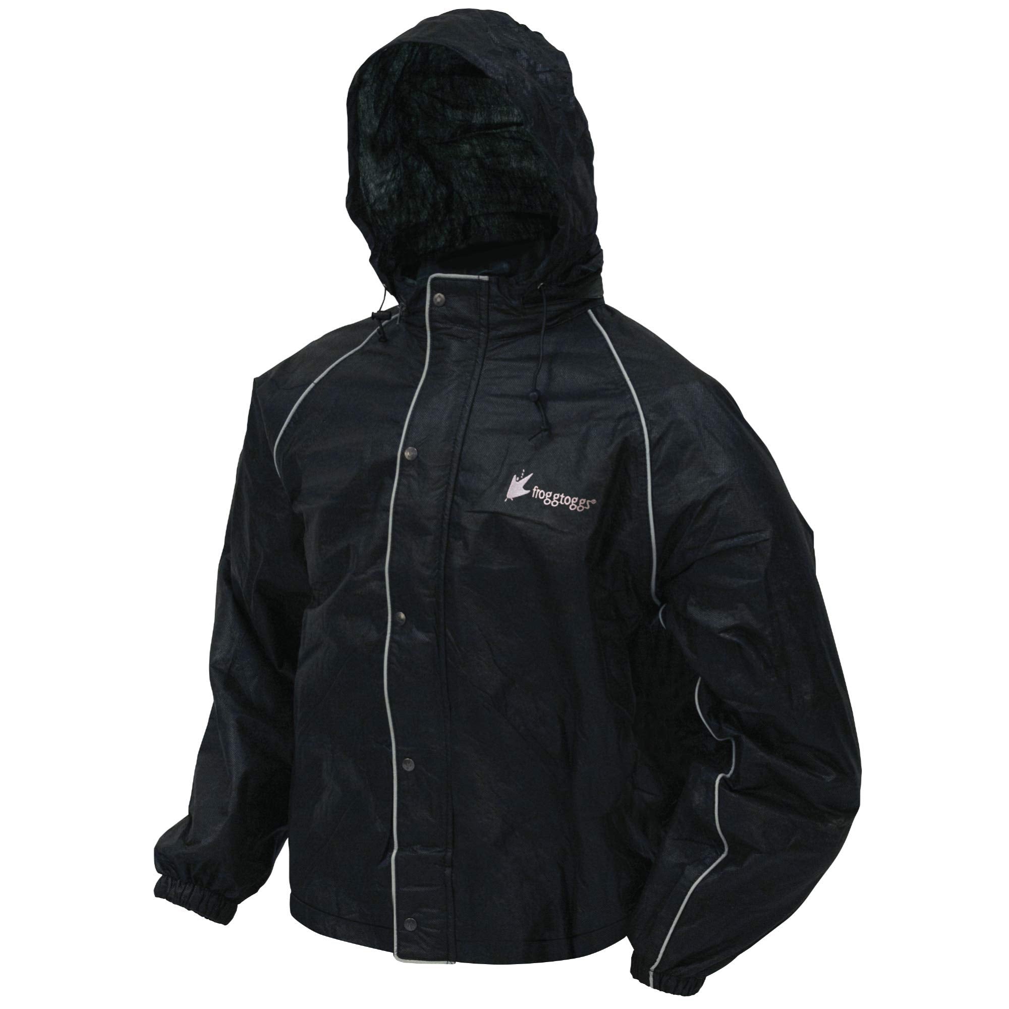 Frogg Toggs Men'S Road Toad Reflective Waterproof Rain Jacket