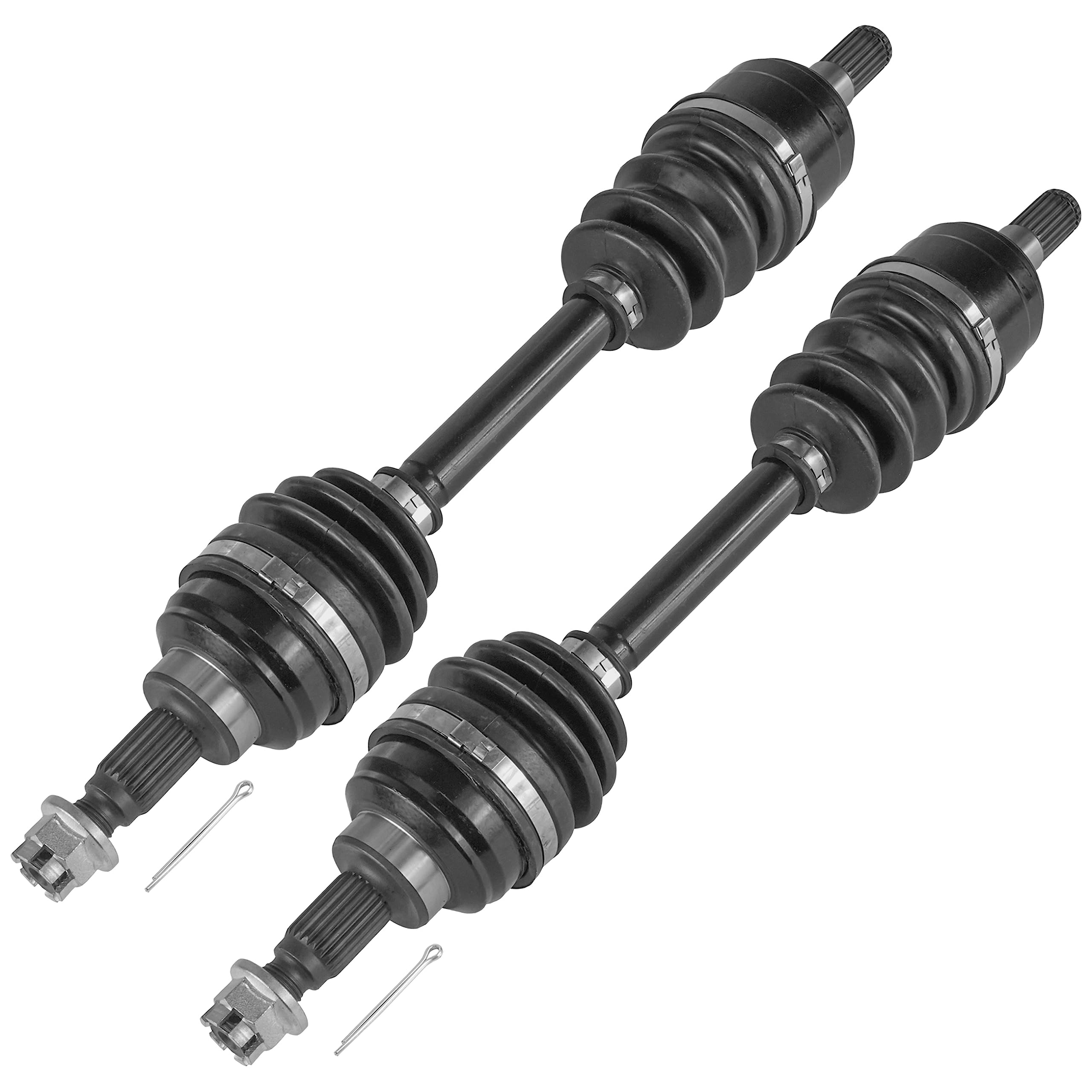 Caltric CV Joint Axles for Honda TRX300FW 4X4 (1993-2000) - Metal, Large, Complete Front Left & Right Set