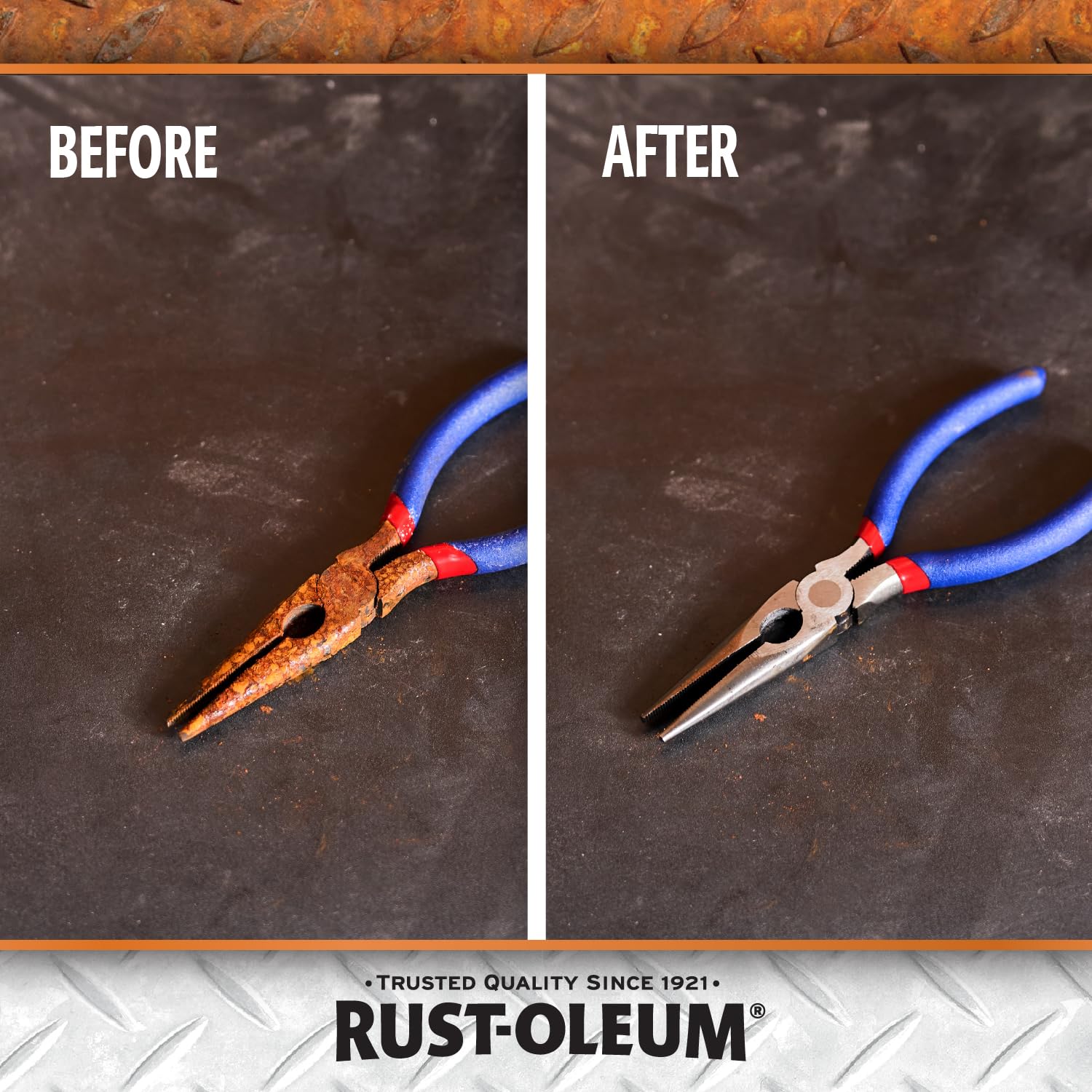 Rust-Oleum Rust Dissolver Soak & Bath - Heavy-Duty Corrosion Remover, 32 Fl Oz, for Metal Tools, Cars, Bikes, Grills, Firearms
