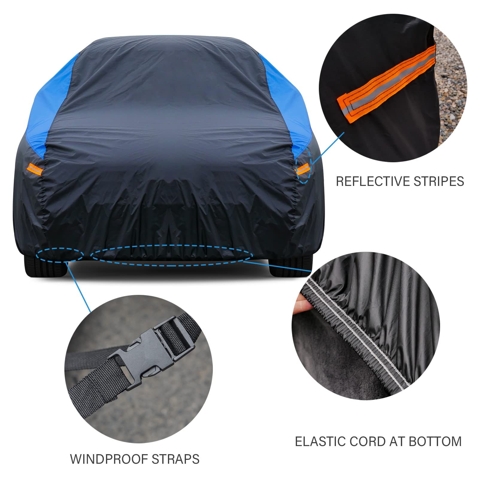 Gunhyi Car Cover For Coupe Sport Car Waterproof All Weather, Suitable For Bmw Z3, Honda S2000, Mazda Miata/Mx-5, Saturn Sky, Pon