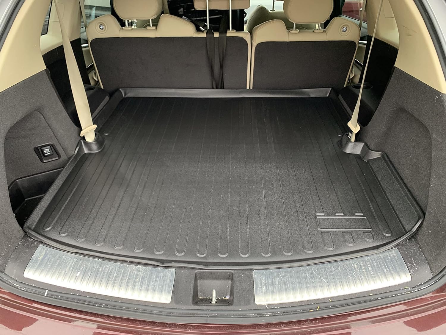 Premium Cargo Liner for Acura MDX 2014-2020 - 100% Protection - Custom Fit Car Trunk Mat - Easy-to-Wash & All-Season Black Cargo