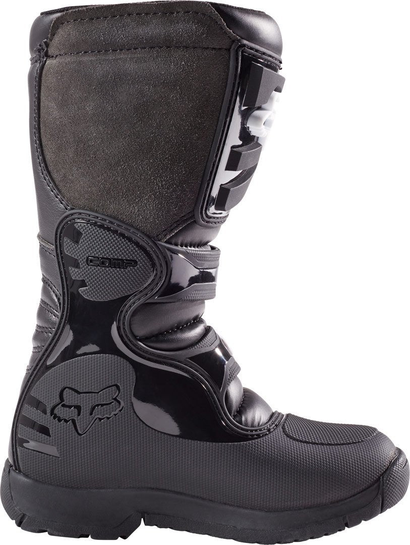 Fox Racing Unisex-Child Youth Comp 3 Motocross Boot,Black,Little Kid 3