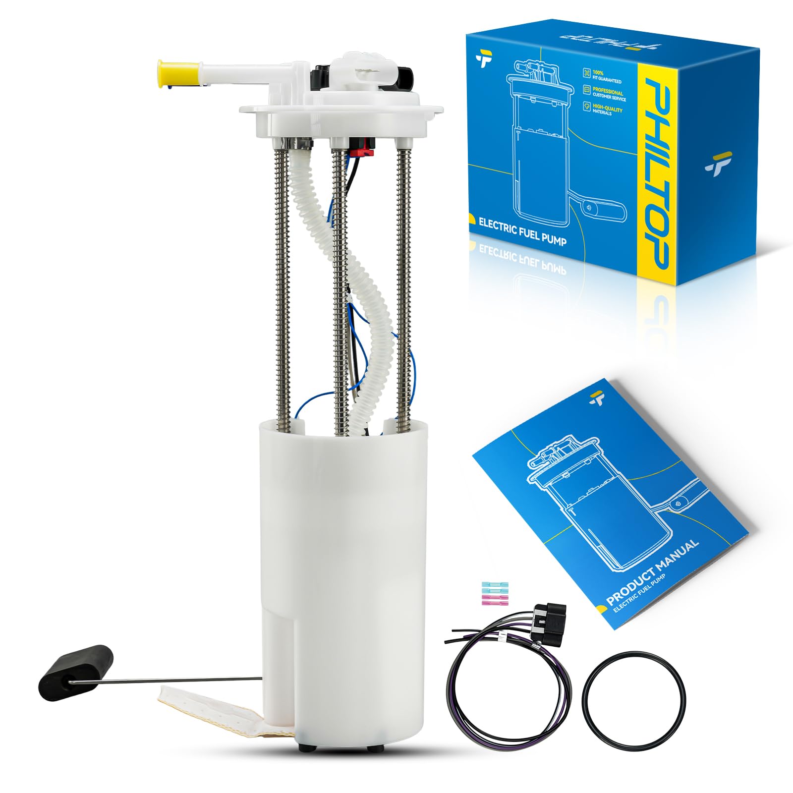 PHILTOP Electric Fuel Pump Assembly Fits for Isuzu Amigo 1998-2000,Isuzu Rodeo Sport 2002-2003, FG0508