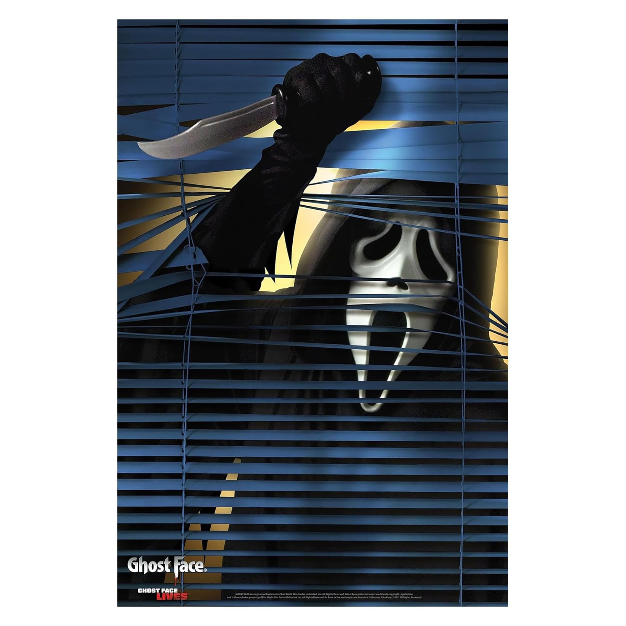 ghost Face Window creeper Halloween Decor