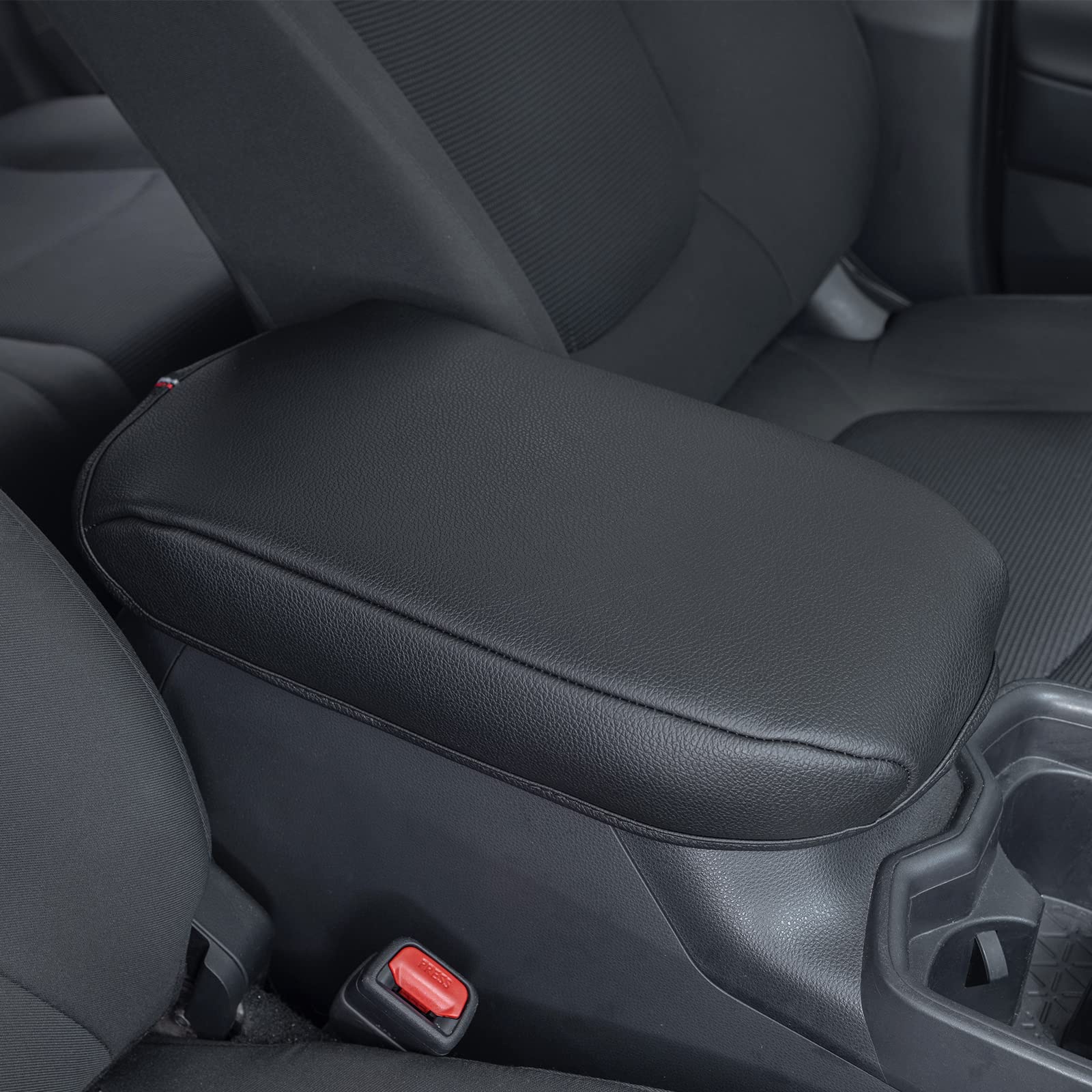 Jdmcar Center Console Armrest Cushion For 2025 Toyota Rav4 Accessories 2024 2023 2022 2021 2020 2019 Leather Middle Console Lid