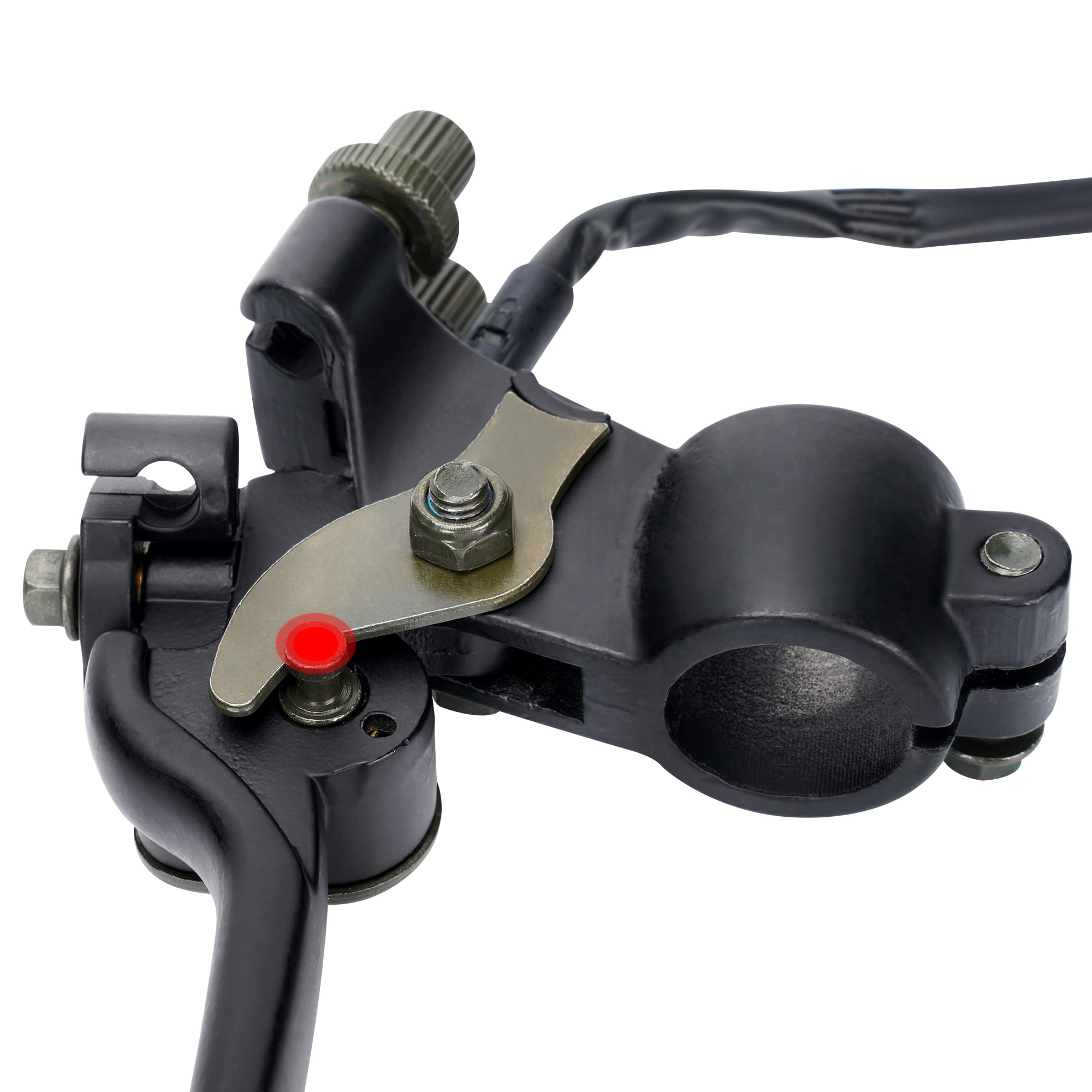 WEIYINGSI Dual Cable Wire Right Brake Lever for ATV Quad & E-Bike - Durable Metal Construction