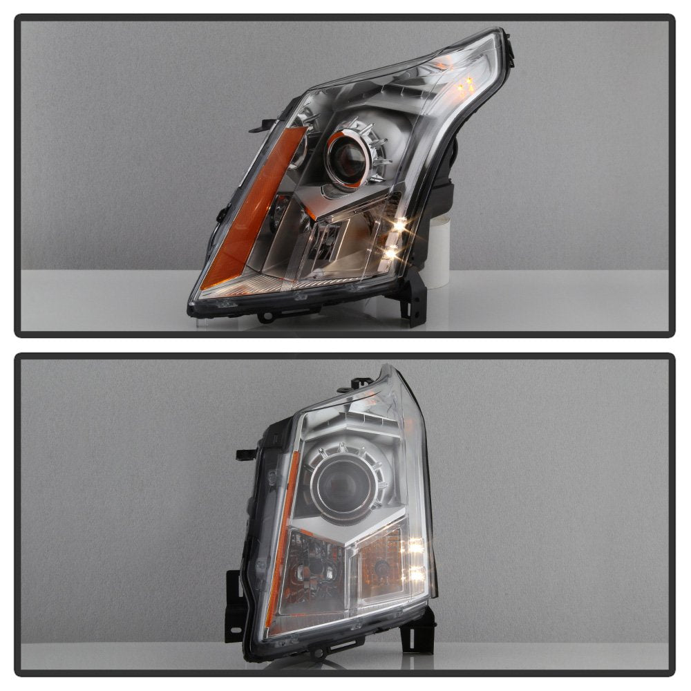 Acanii - For [Halogen Model Only] 2010-2016 Cadillac Srx Projector Headlights Headlamps Pair Driver & Passenger Side