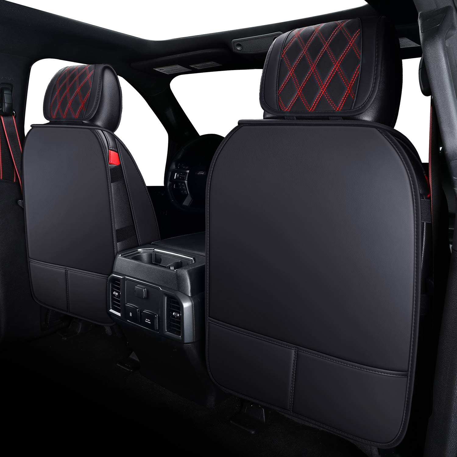 Aierxuan Car Seat Covers Front Set With Waterproof Leather Automotive Vehicle Cushion For Cars Suv Pickup Truck Fit For 2009 To