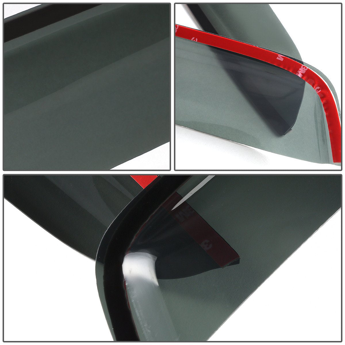 Auto Dynasty Rain Guards Tape-On Compatible With 2011-2016 Juke F15 4Pcs Window Visor Deflector 12 13 14 15